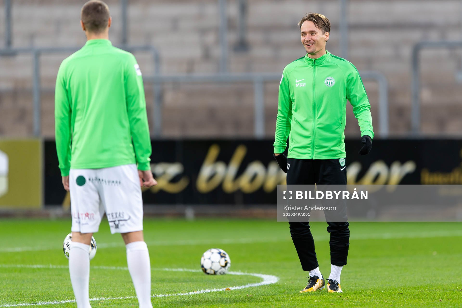 Västerås Viktor Prodell före fotbollsmatchen i