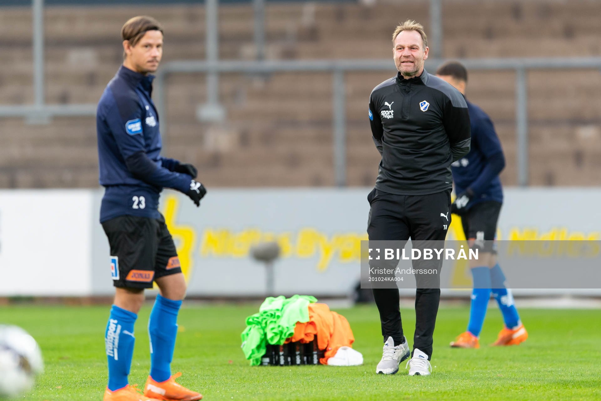 Halmstads assisterande tränare Torbjörn Arvidsson före