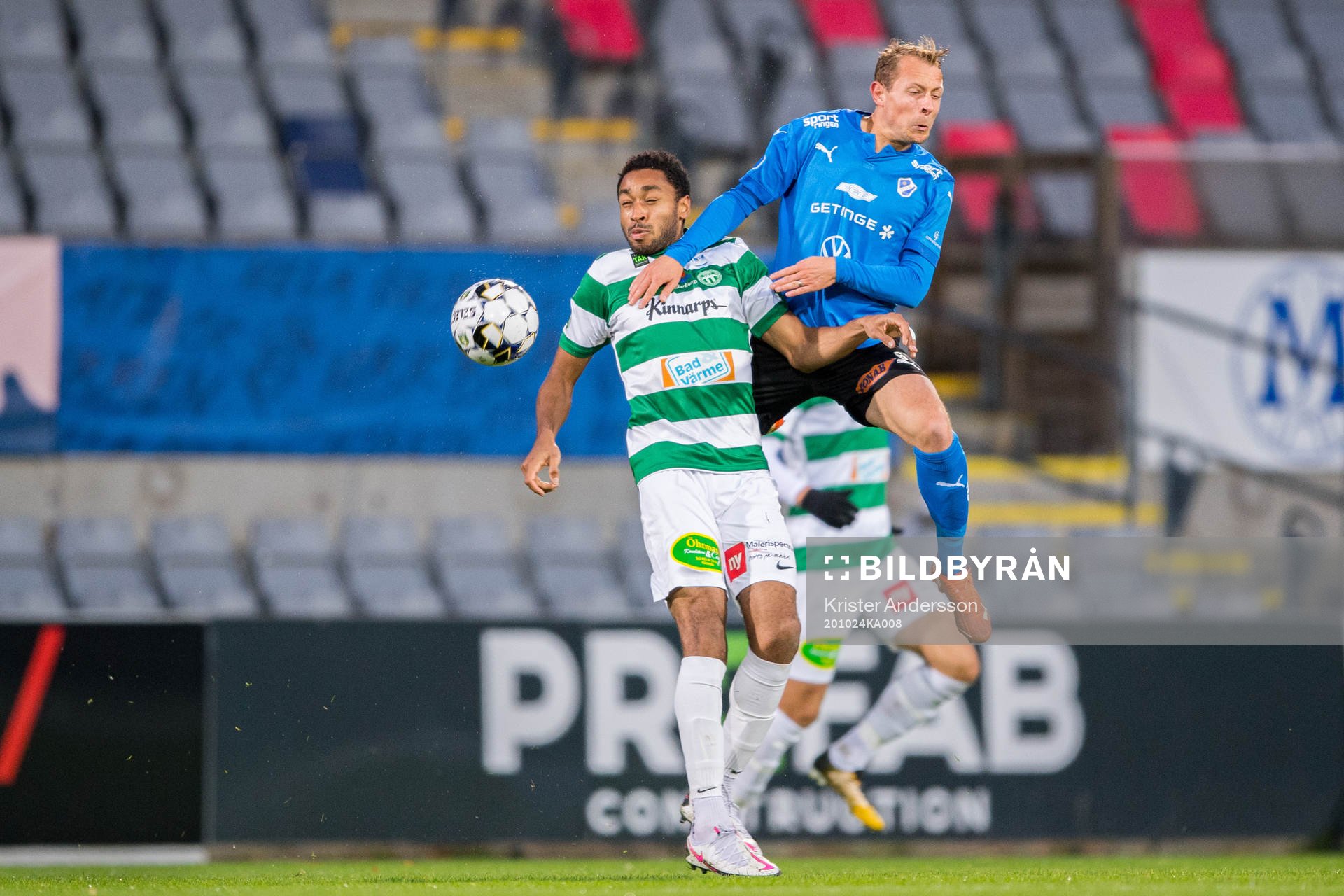 Västerås Brian Span och Halmstads Joel Allansson