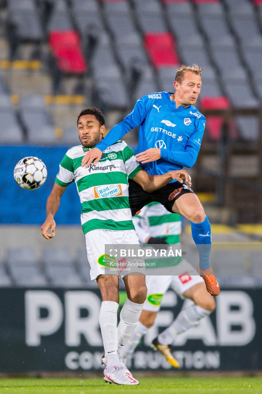 Västerås Brian Span och Halmstads Joel Allansson