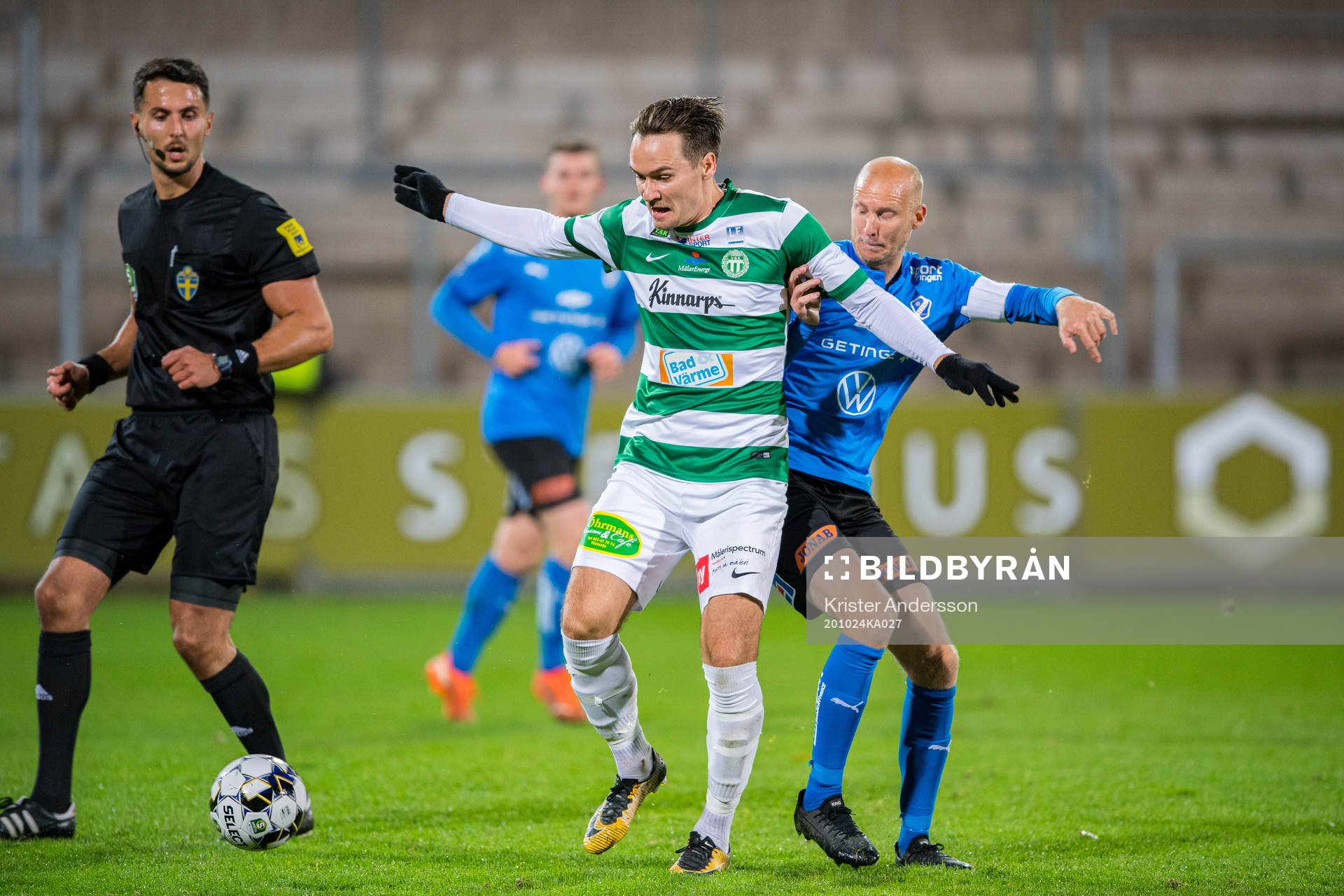 Västerås Viktor Prodell och Halmstads Andreas Johansson