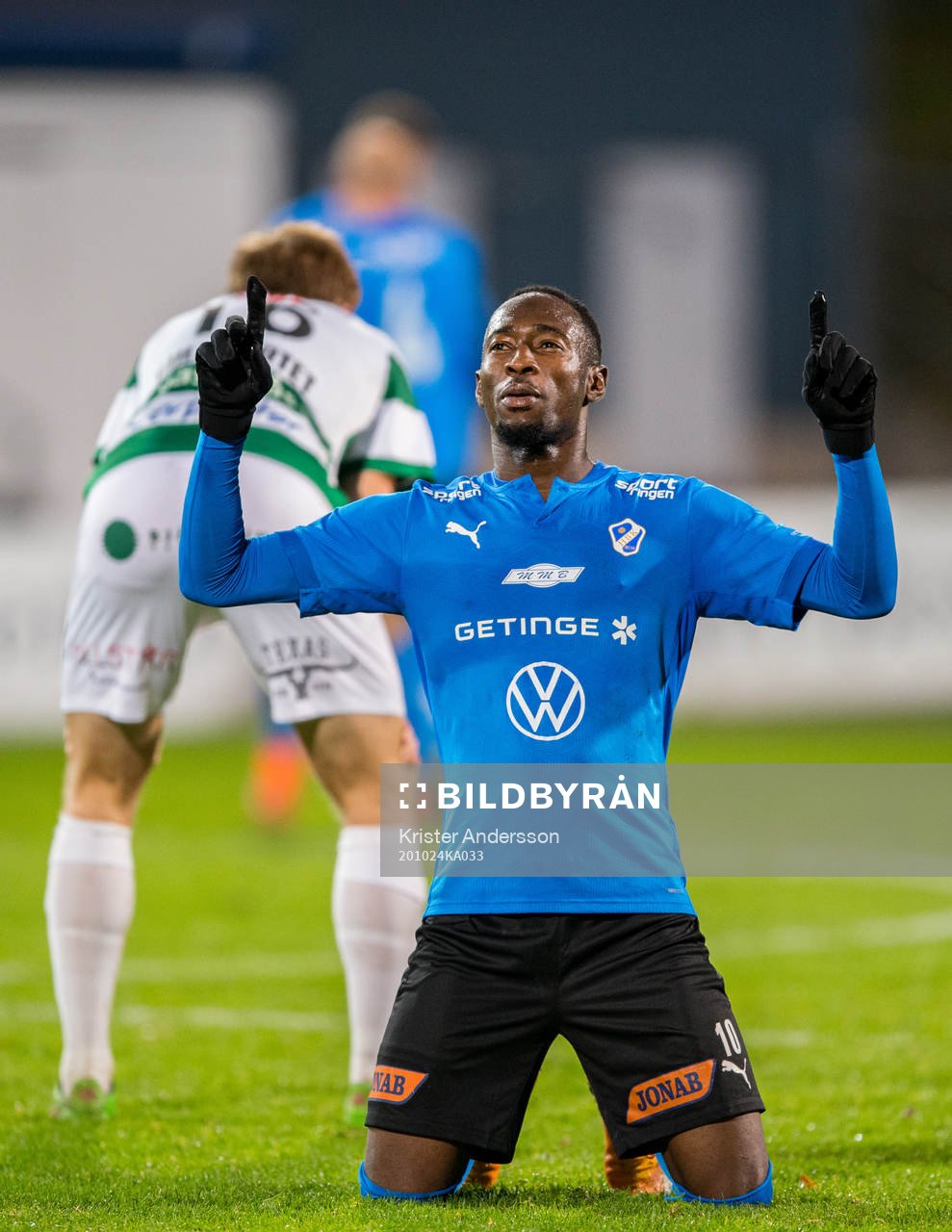 Halmstads Sadat Karim jublar