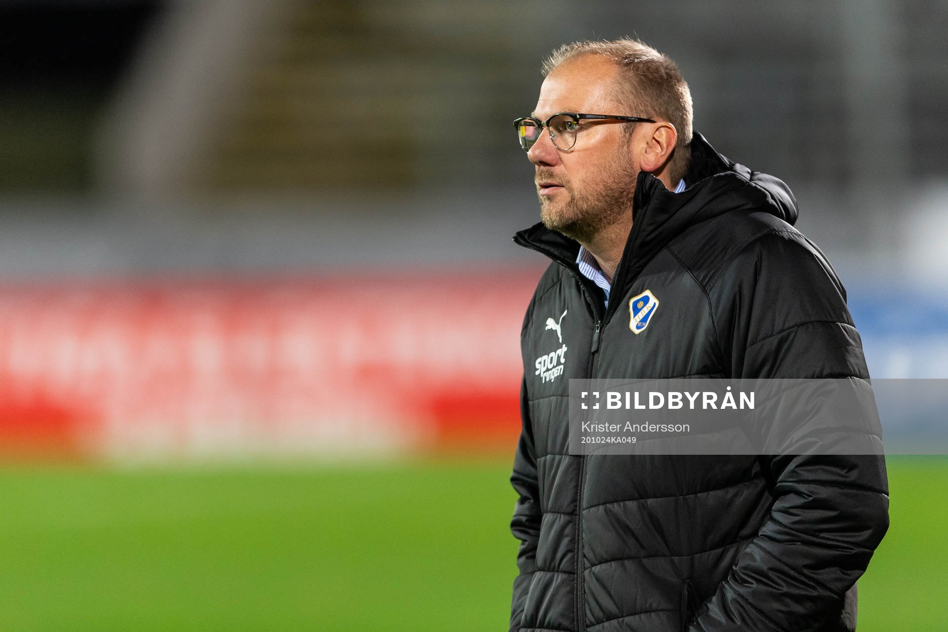 Halmstads tränare Magnus Haglund