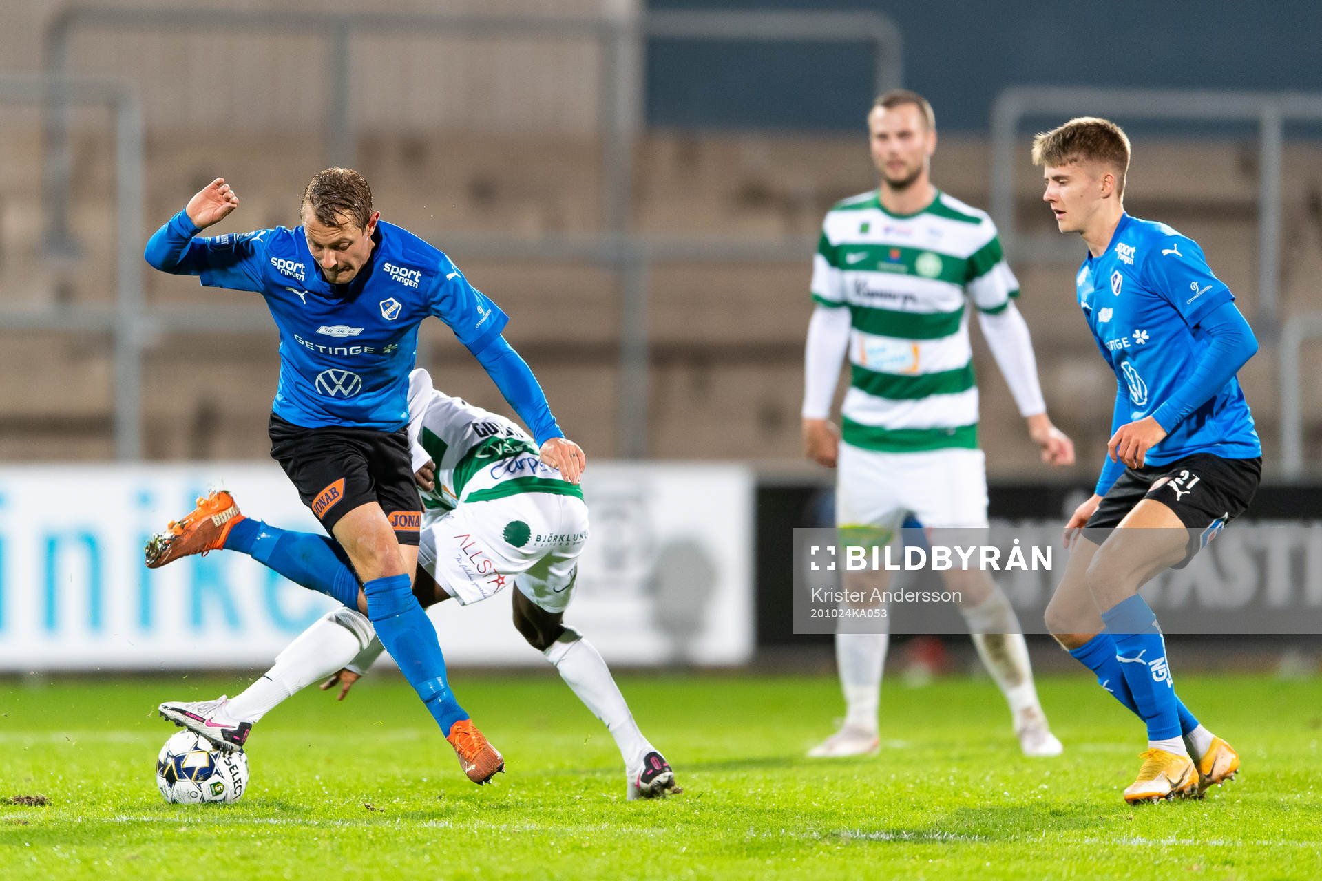 Halmstads Joel Allansson och Halmstads Erik Ahlstrand