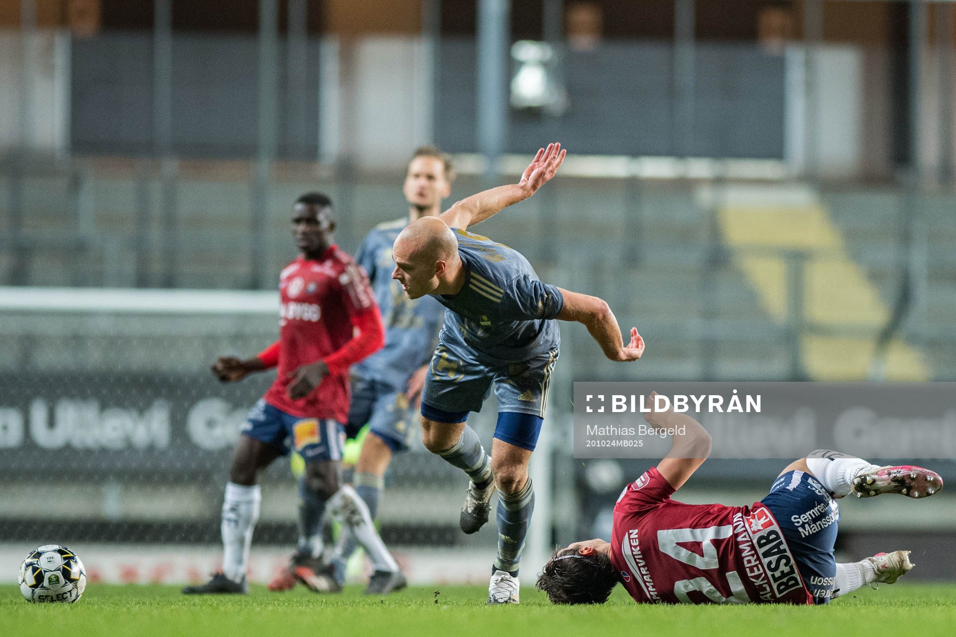 under fotbollsmatchen i Superettan mellan Örgryte och