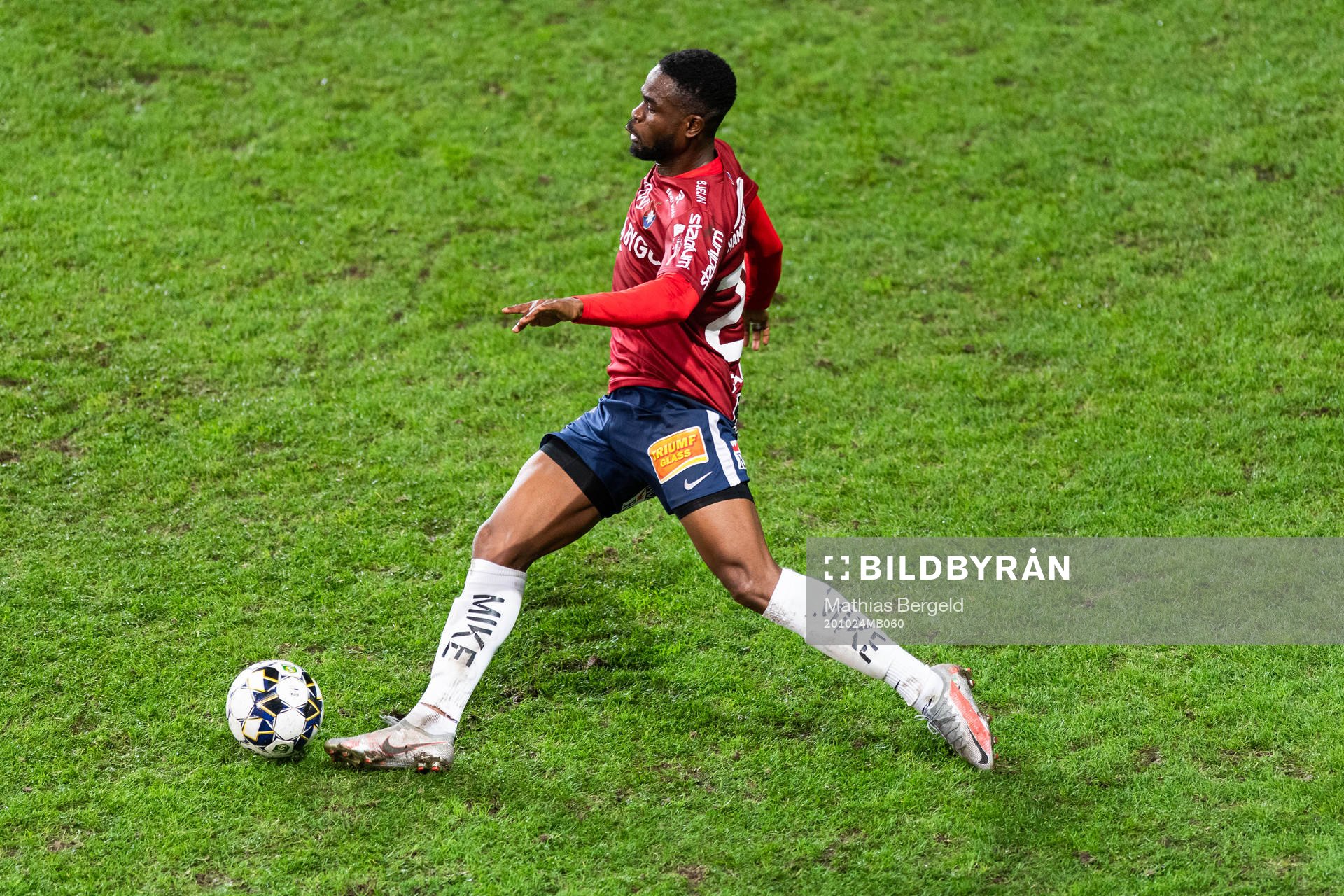 Örgrytes Abdoul Razak under fotbollsmatchen i Superettan mellan Örgryte och Öster den 24 oktober 2020 i Göteborg.