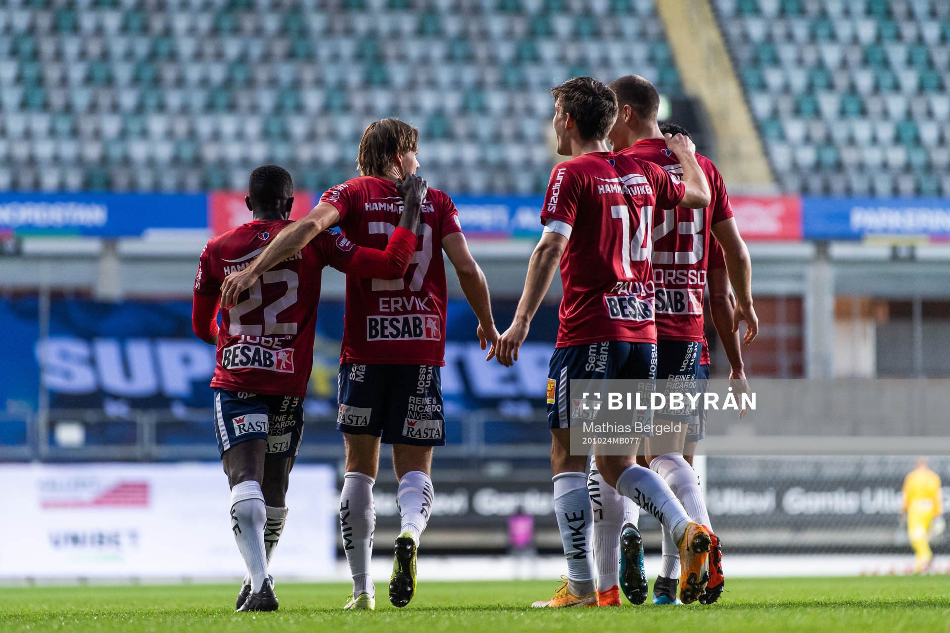 Örgrytes Babacarr Jobe, Danny Ervik och Daniel Paulsson
