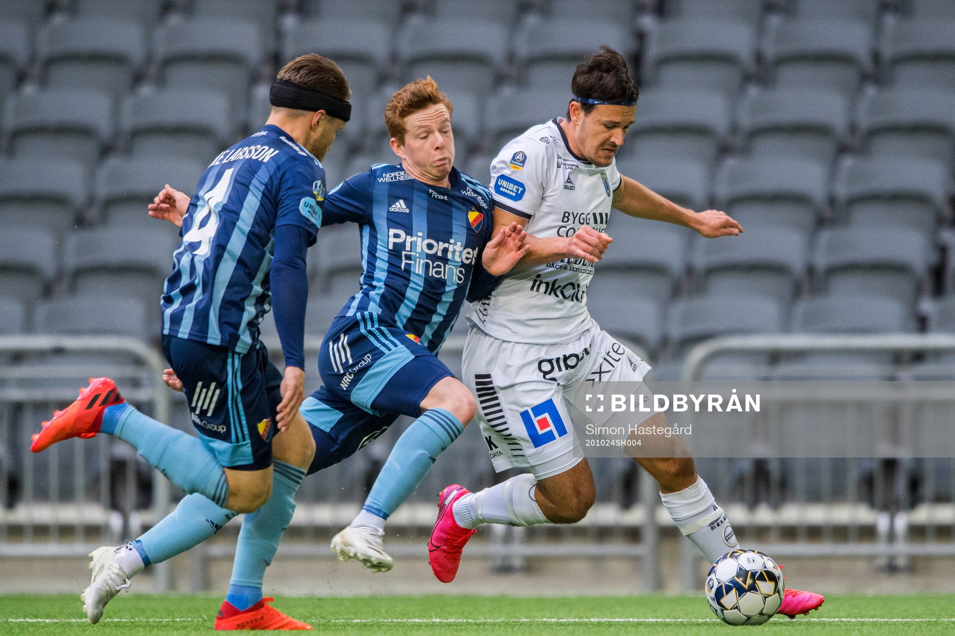 Djurgårdens Aslak Witry och Sirius Stefano Vecchia