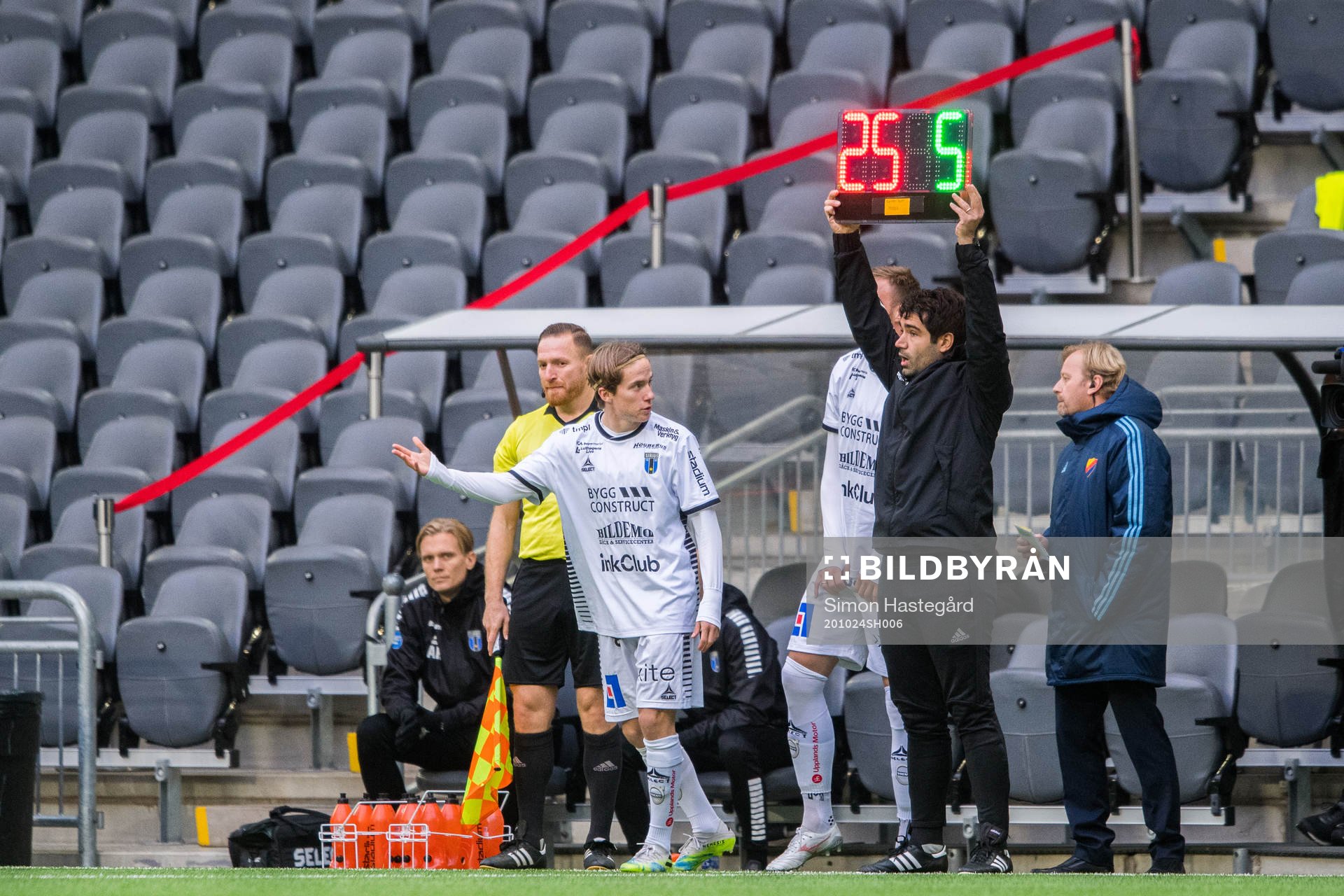 Sirius Johan Karlsson byts in