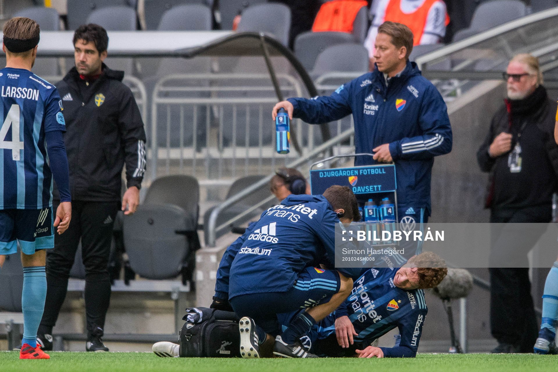 Djurgårdens Aslak Witry får vård