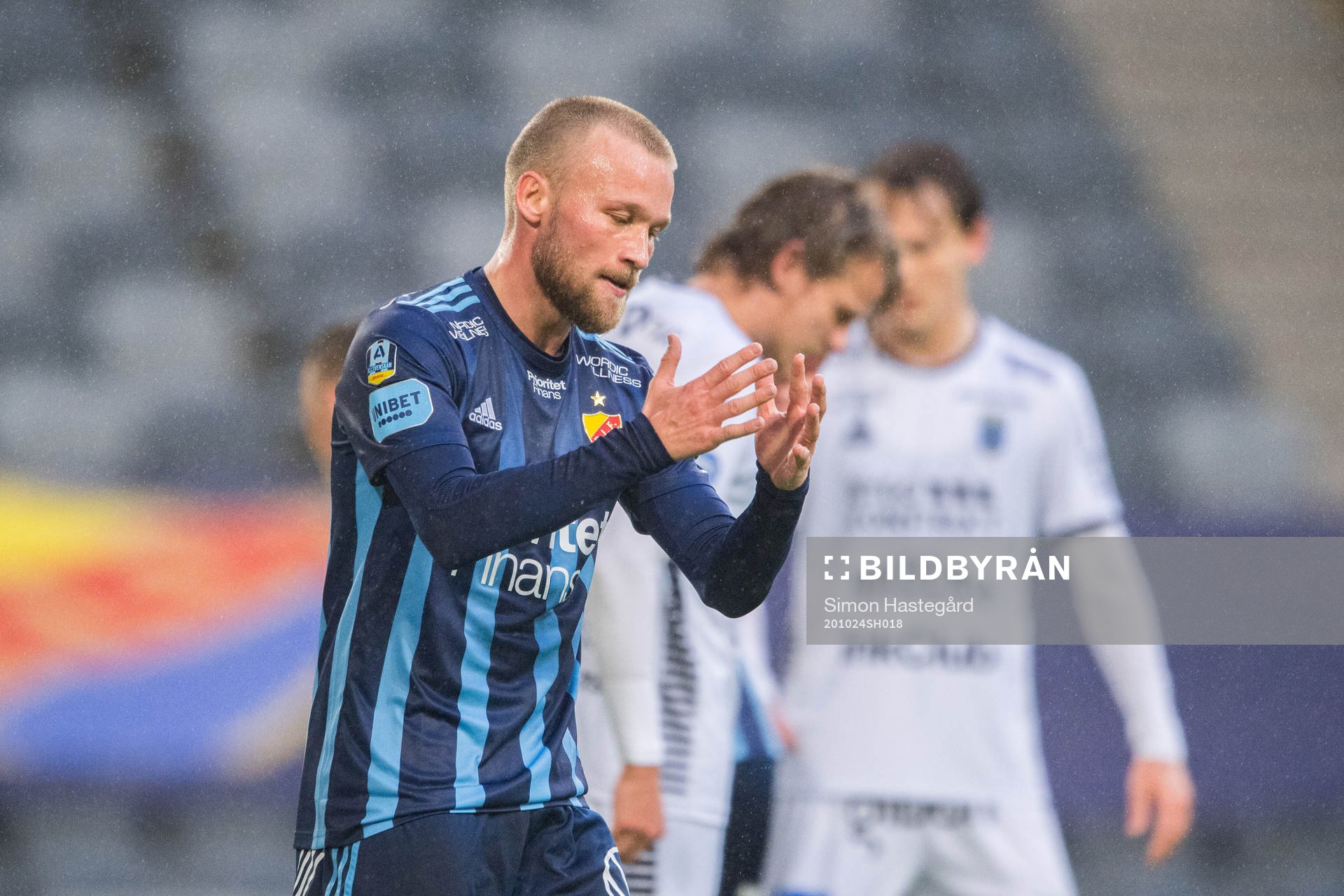 Djurgårdens Nicklas Bärkroth deppar