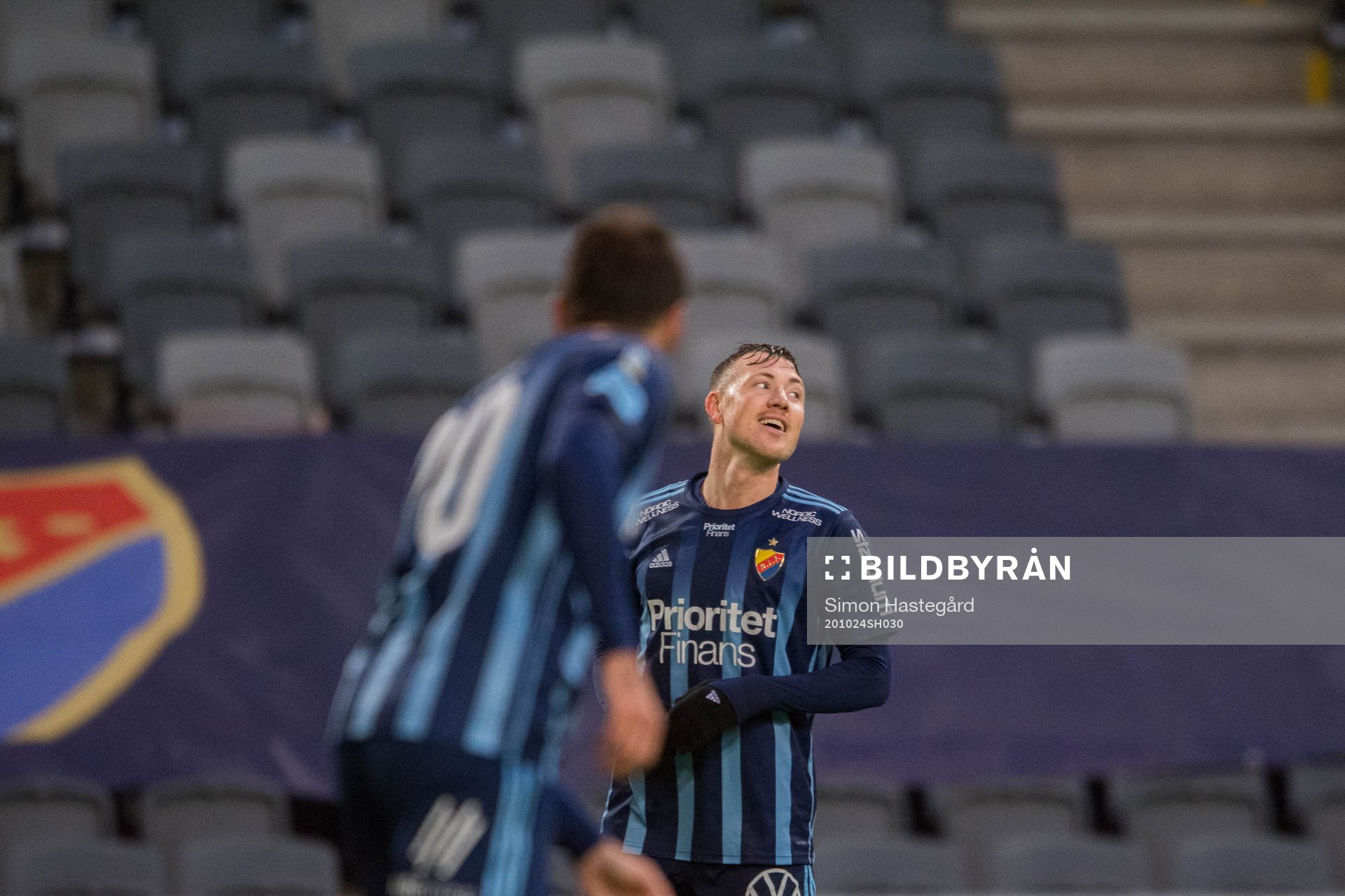 Djurgårdens Fredrik Ulvestad jublar