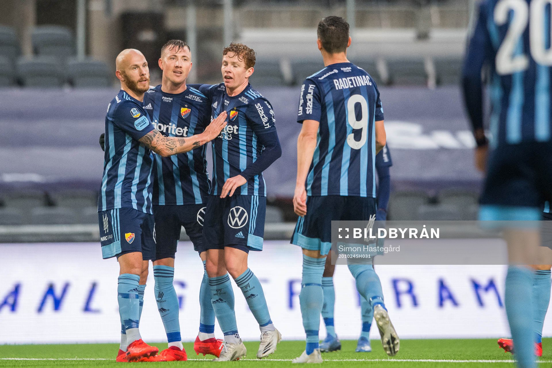Djurgårdens Magnus Eriksson, Fredrik Ulvestad och Aslak