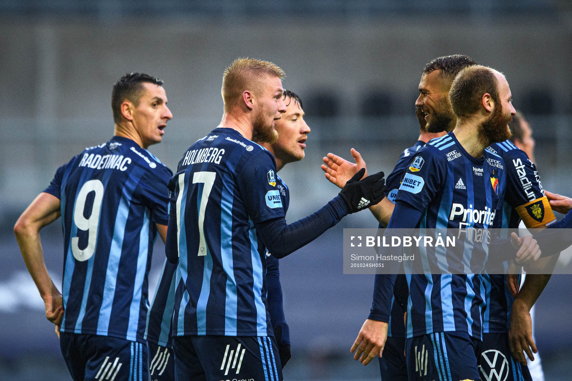 Djurgårdens Djurgårdens Kalle Holmberg jublar