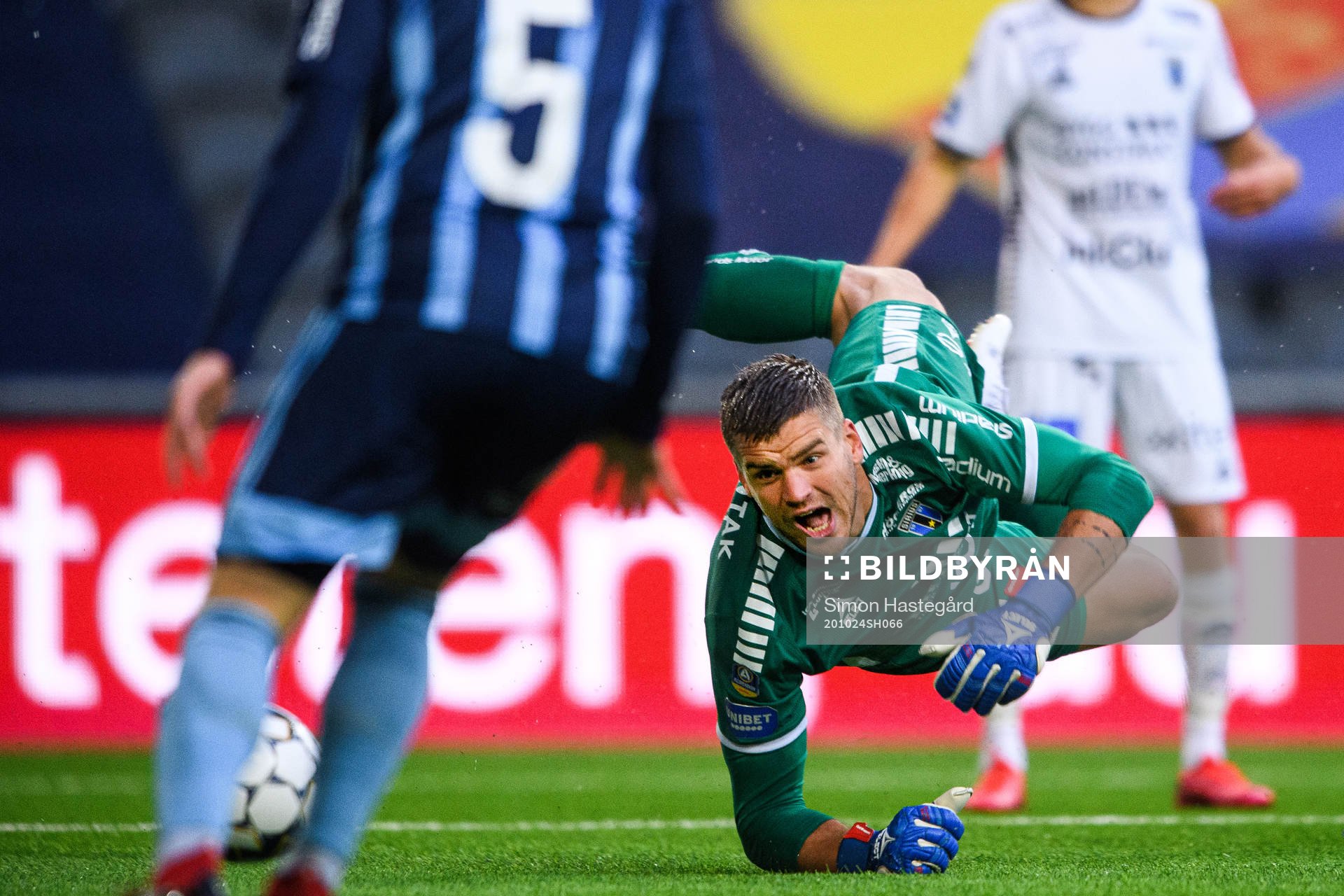 Sirius målvakt Lukas Jonsson