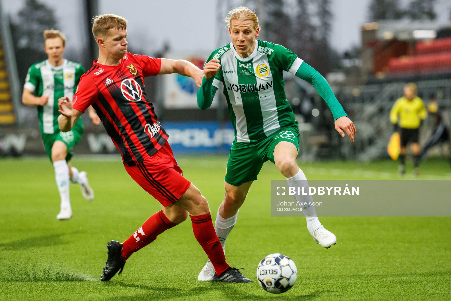 Östersunds Eirik Haugan och Hammarbys Gustav Ludwigson