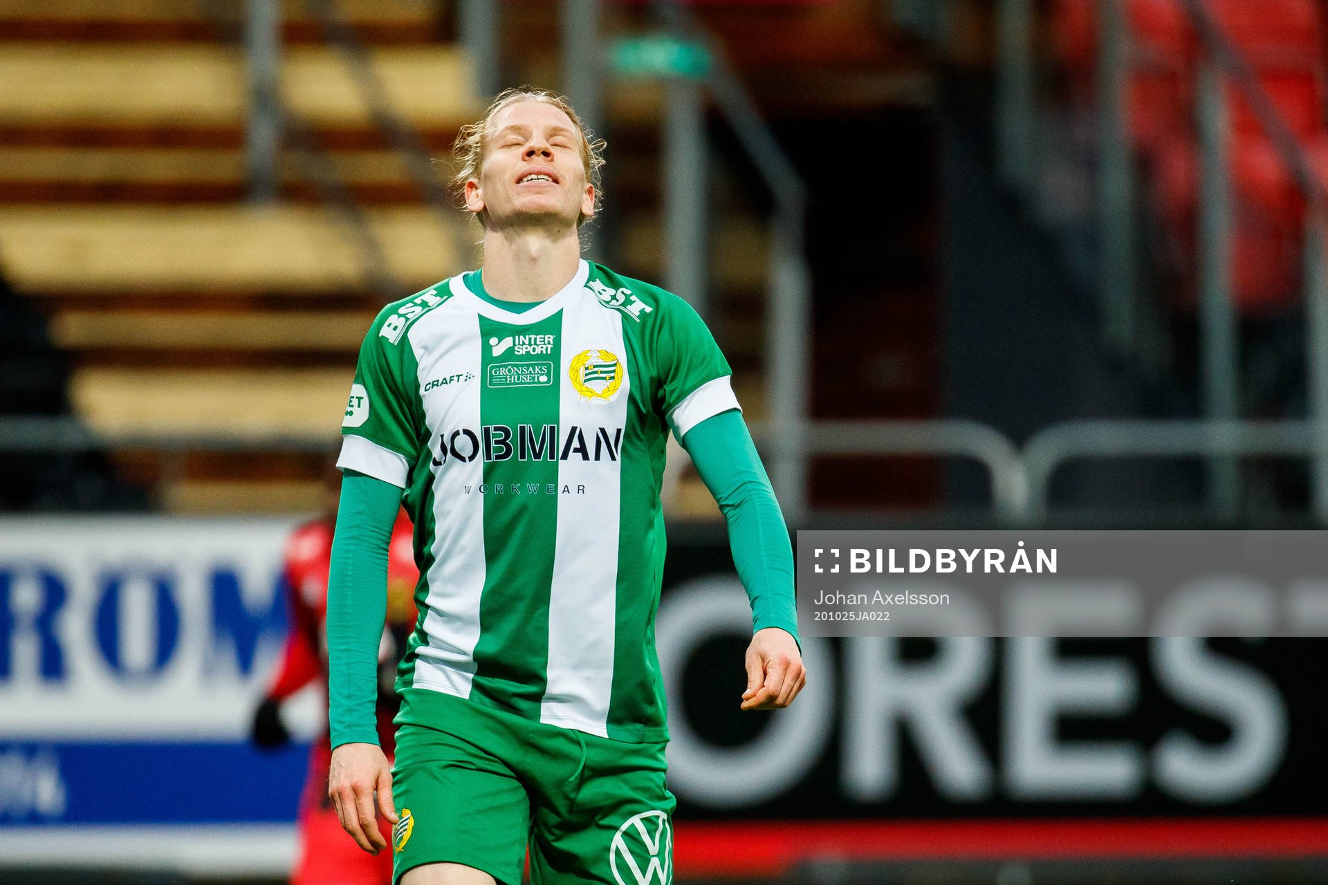 Hammarbys Gustav Ludwigson deppar