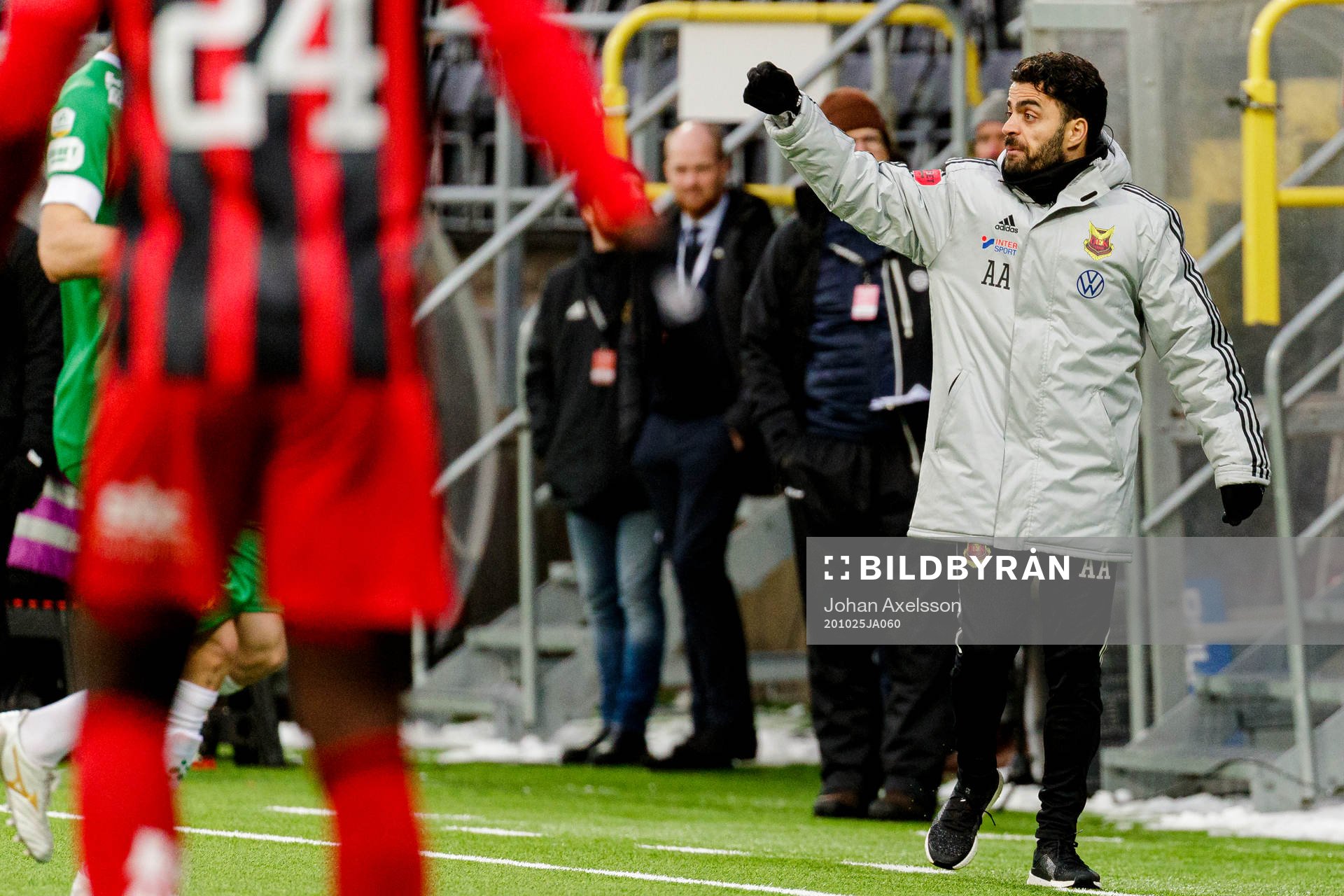 Östersunds assisterande tränare Amir Azrafshan