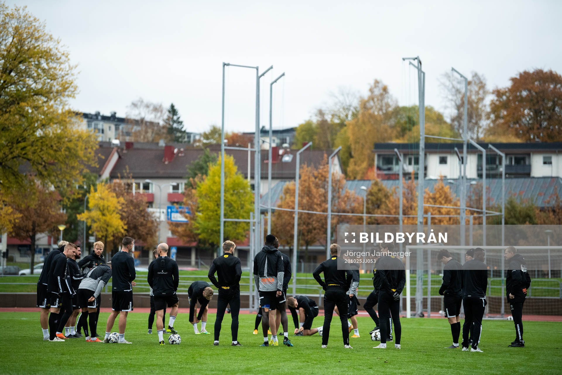 Laget samlat för genomgång