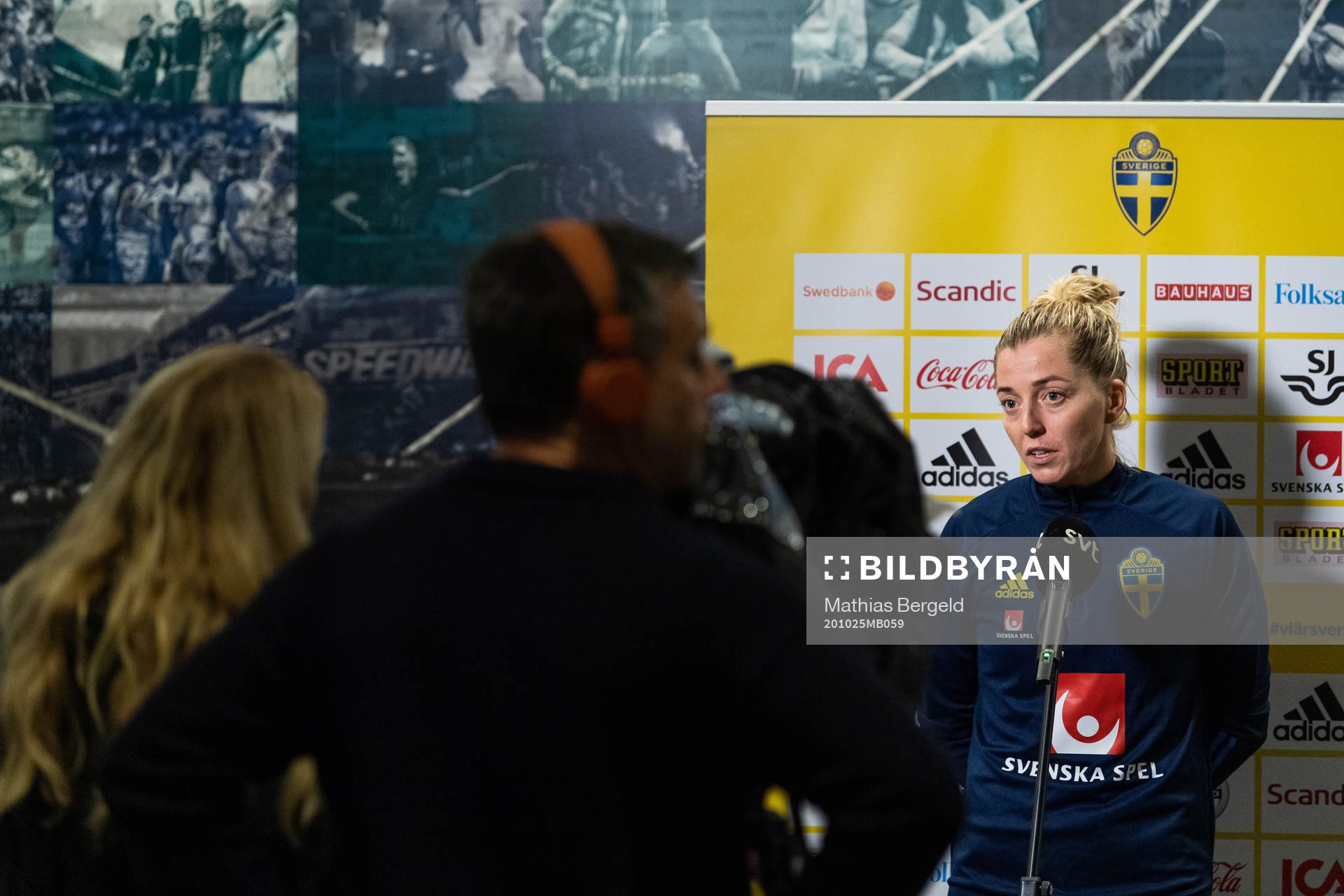 Linda Sembrant is interviewed