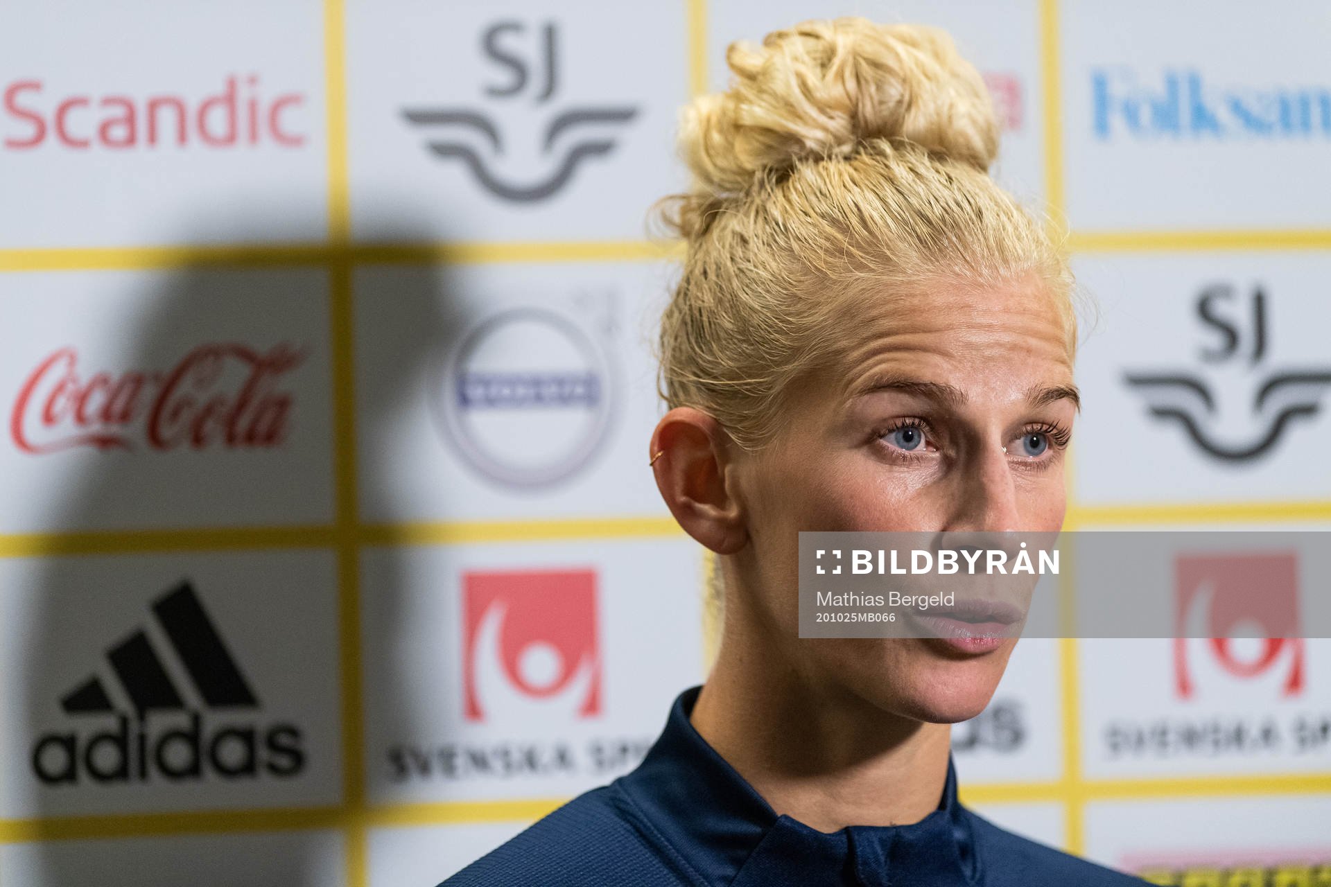 Sofia Jakobsson is interviewed