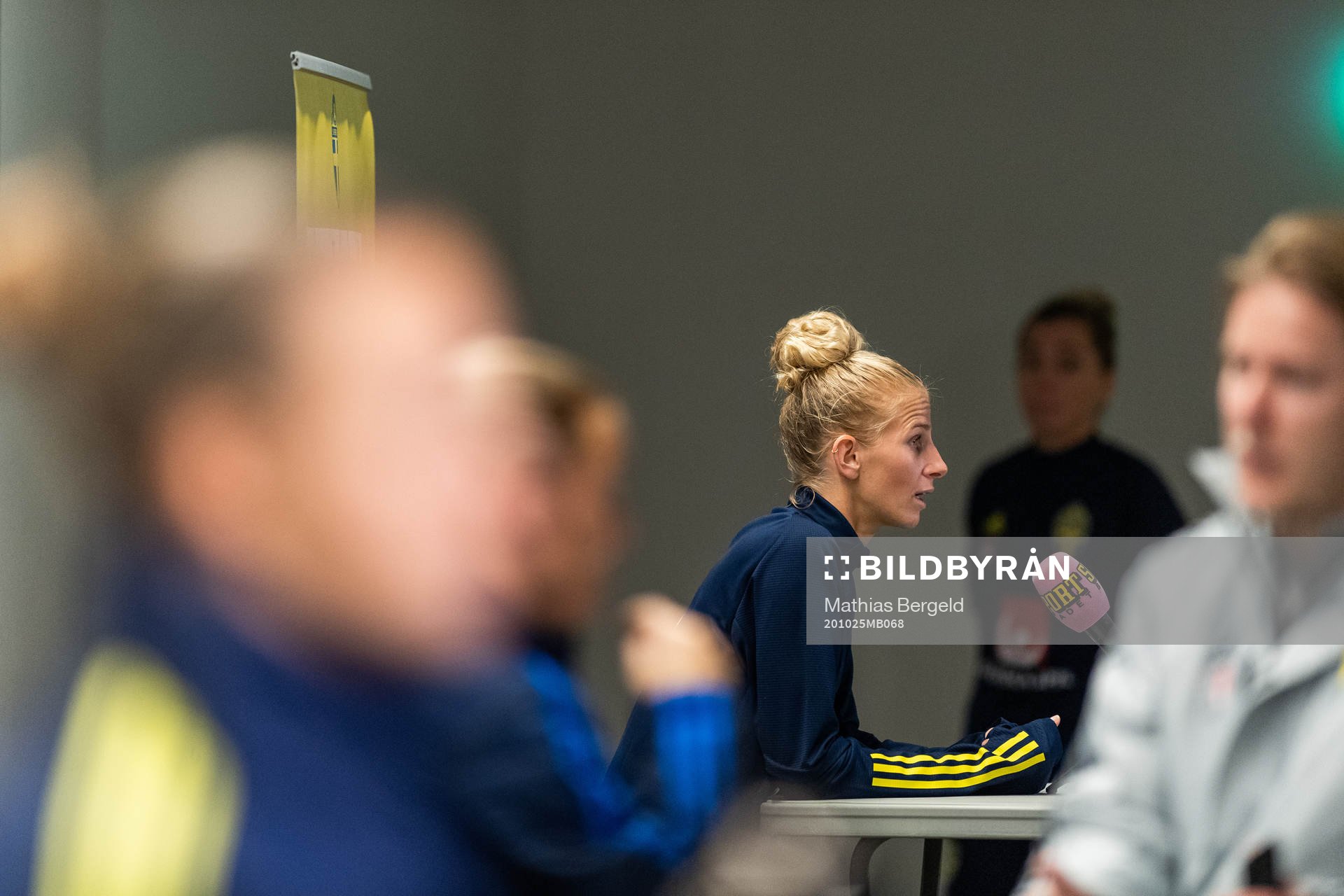 Sofia Jakobsson is interviewed