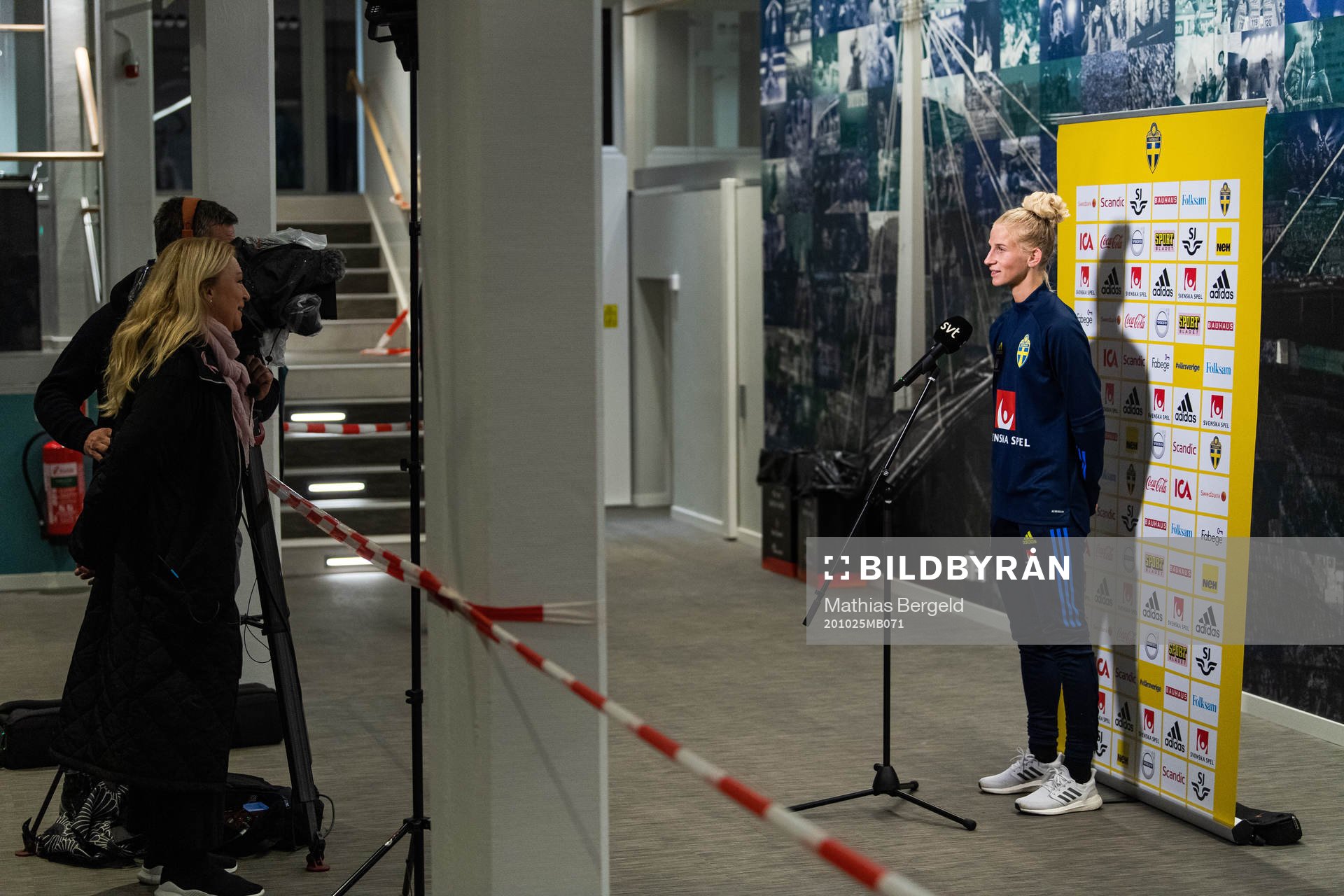 Sofia Jakobsson is interviewed by Jane Björck, of Swedish