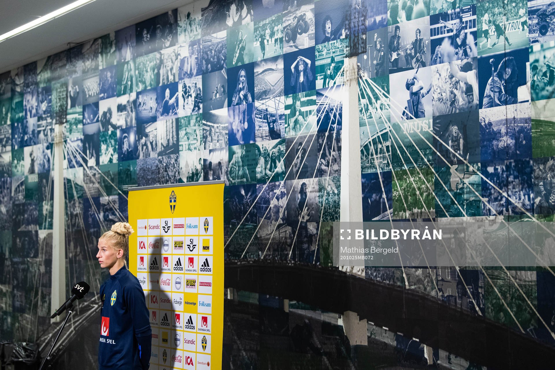 Sofia Jakobsson is interviewed