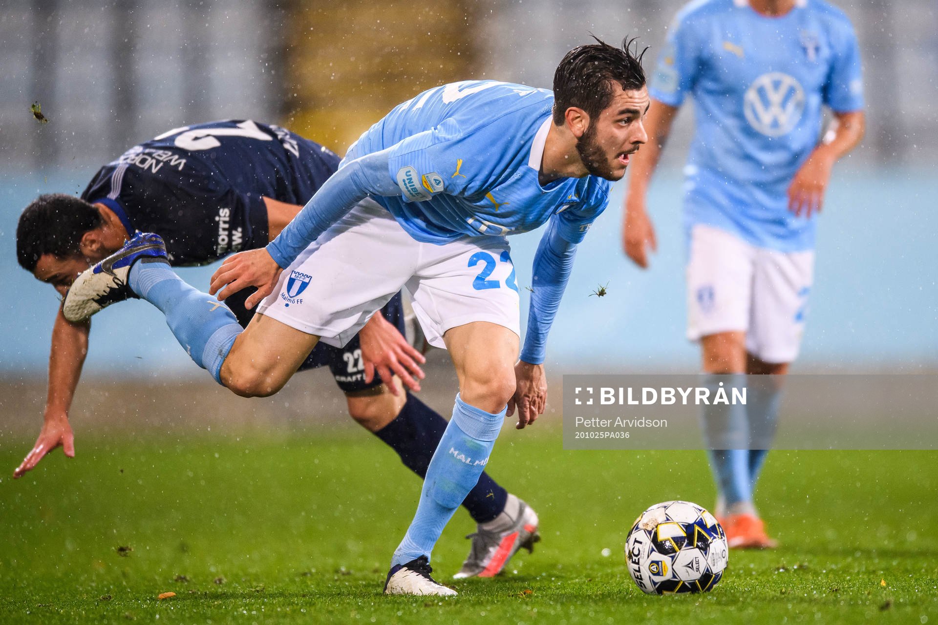 IFK Göteborg Giorgi Kharaishvili och Malmö FFs Adi Nalic
