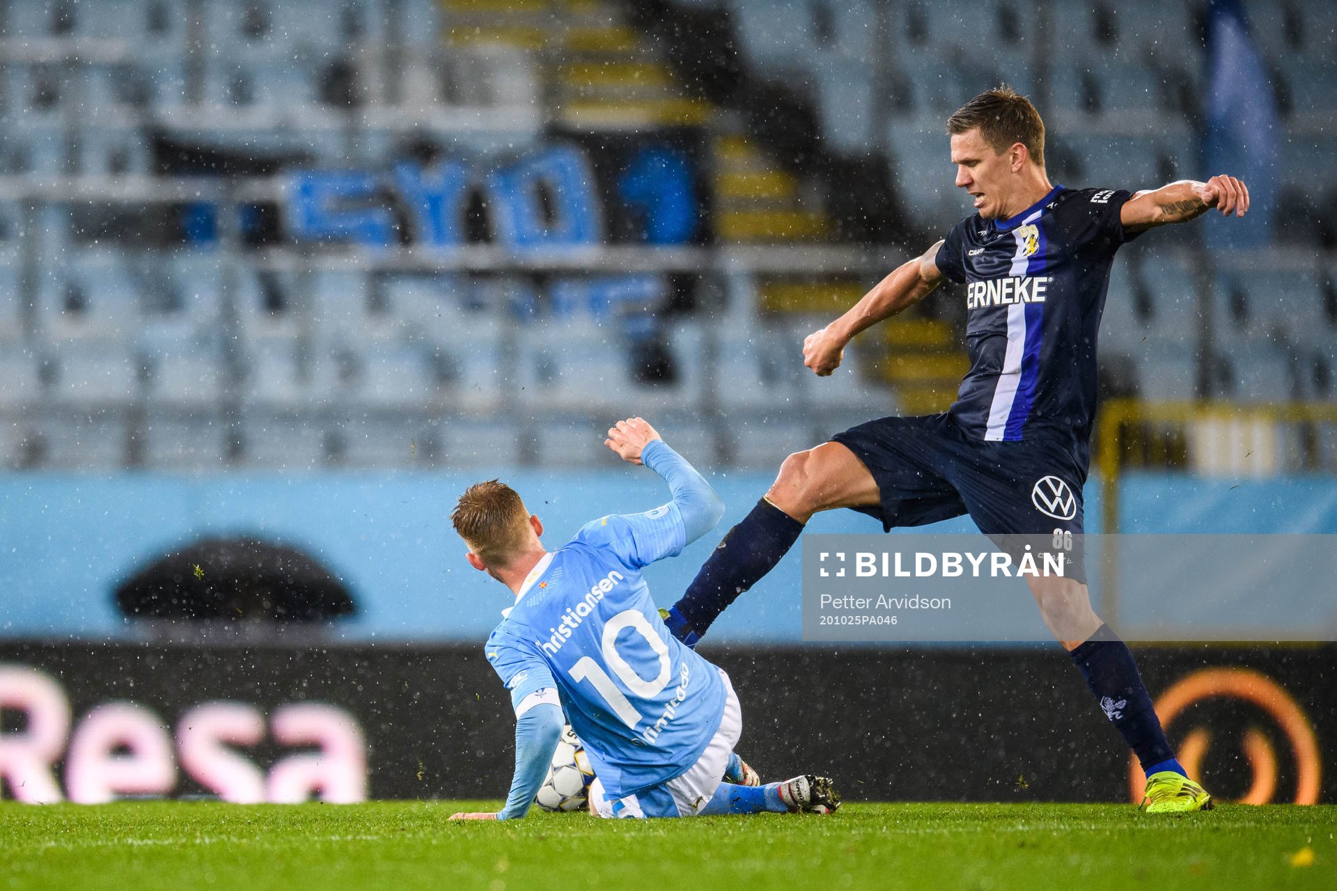Malmö FFs Anders Christiansen och IFK Göteborg Pontus