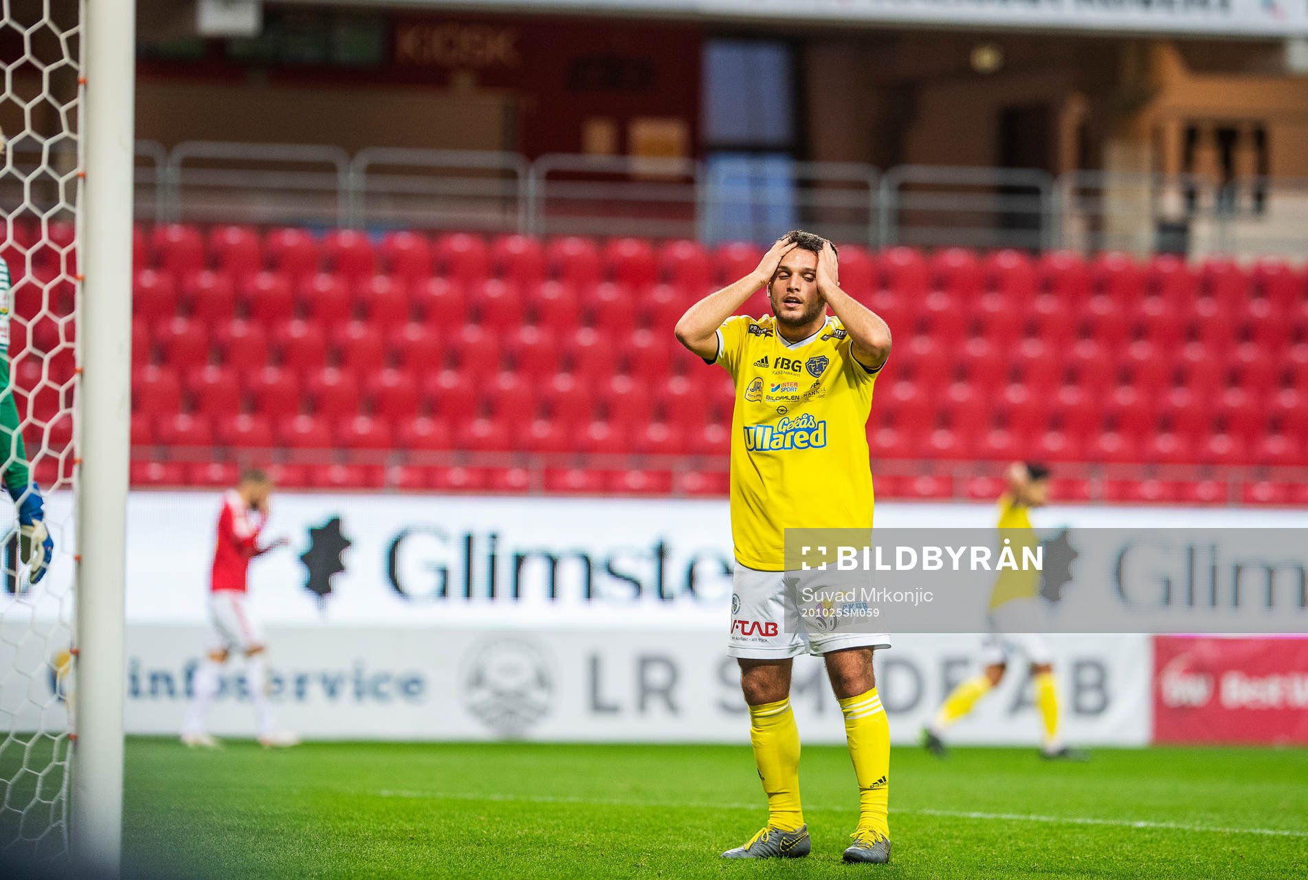 Falkenbergs Edi Sylisufaj deppar