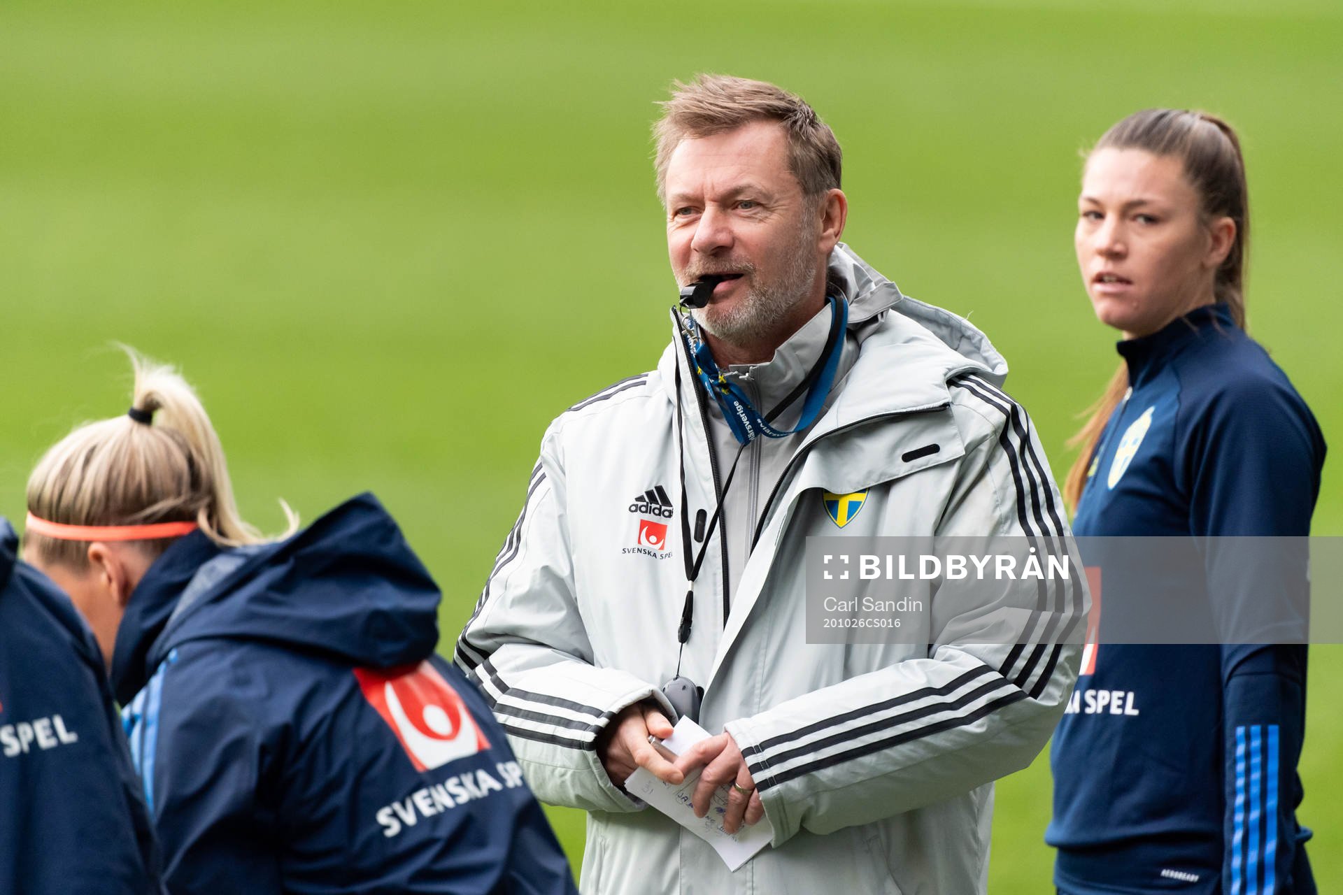 Head coach Peter Gerhardsson