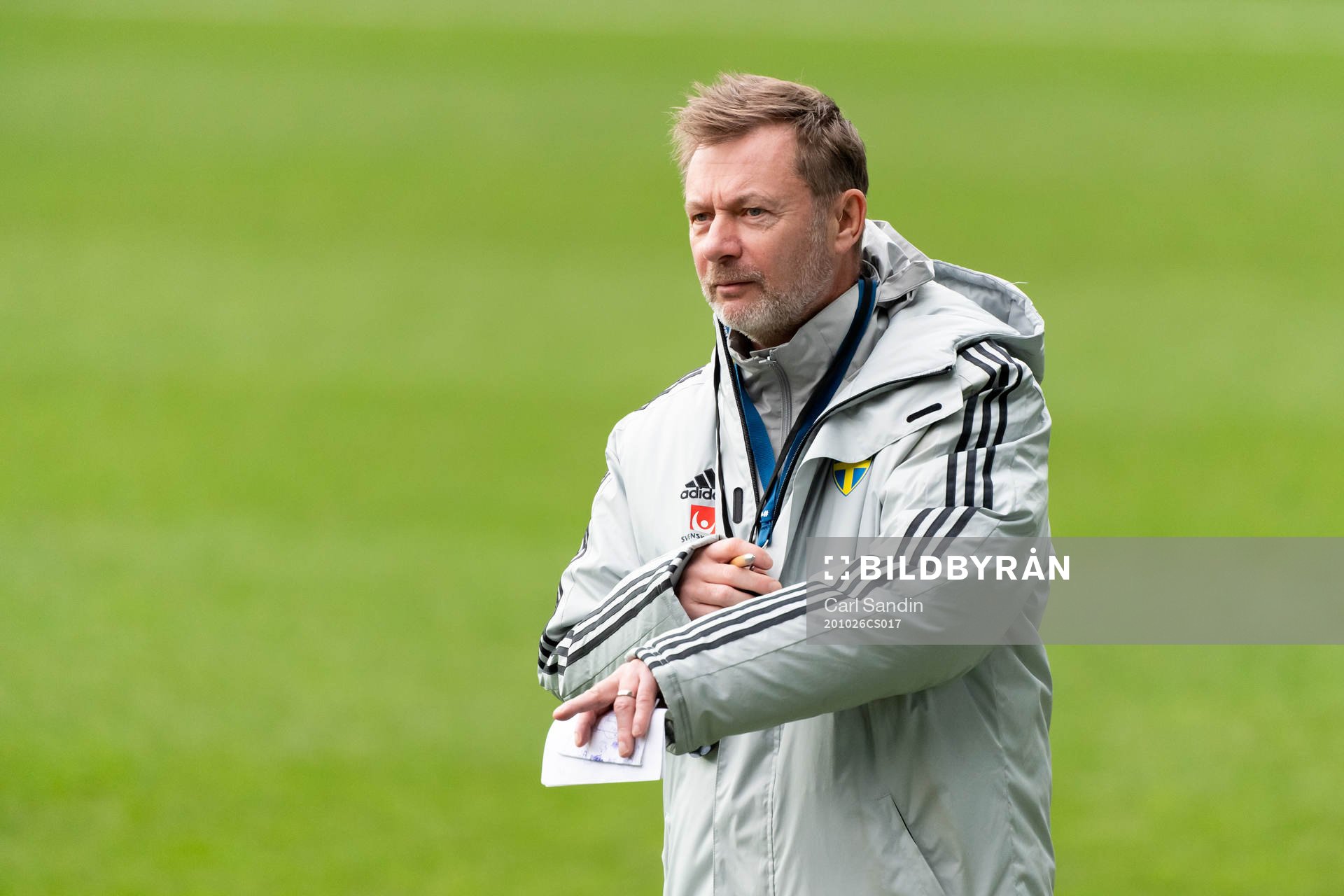 Head coach Peter Gerhardsson