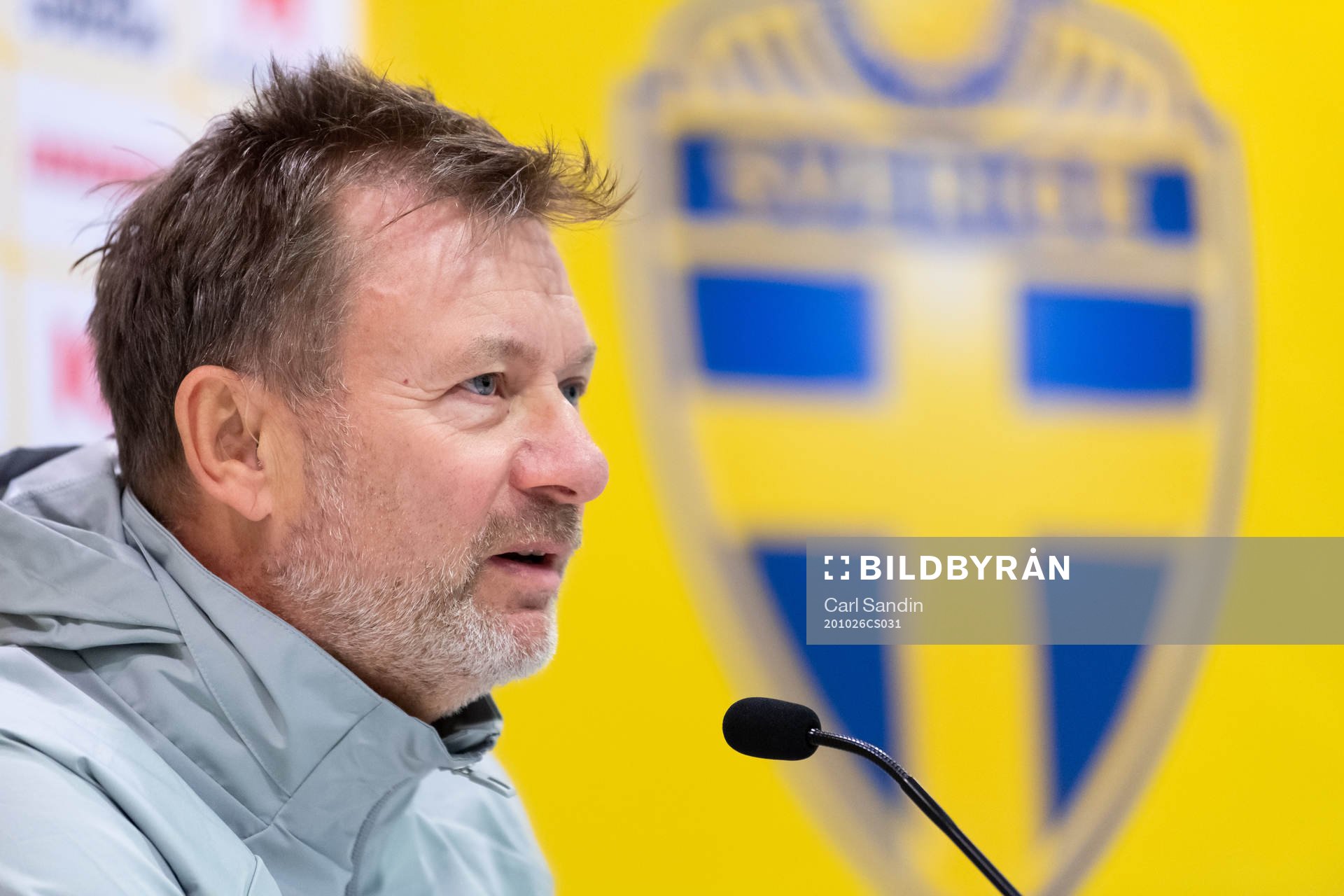 Head coach Peter Gerhardsson