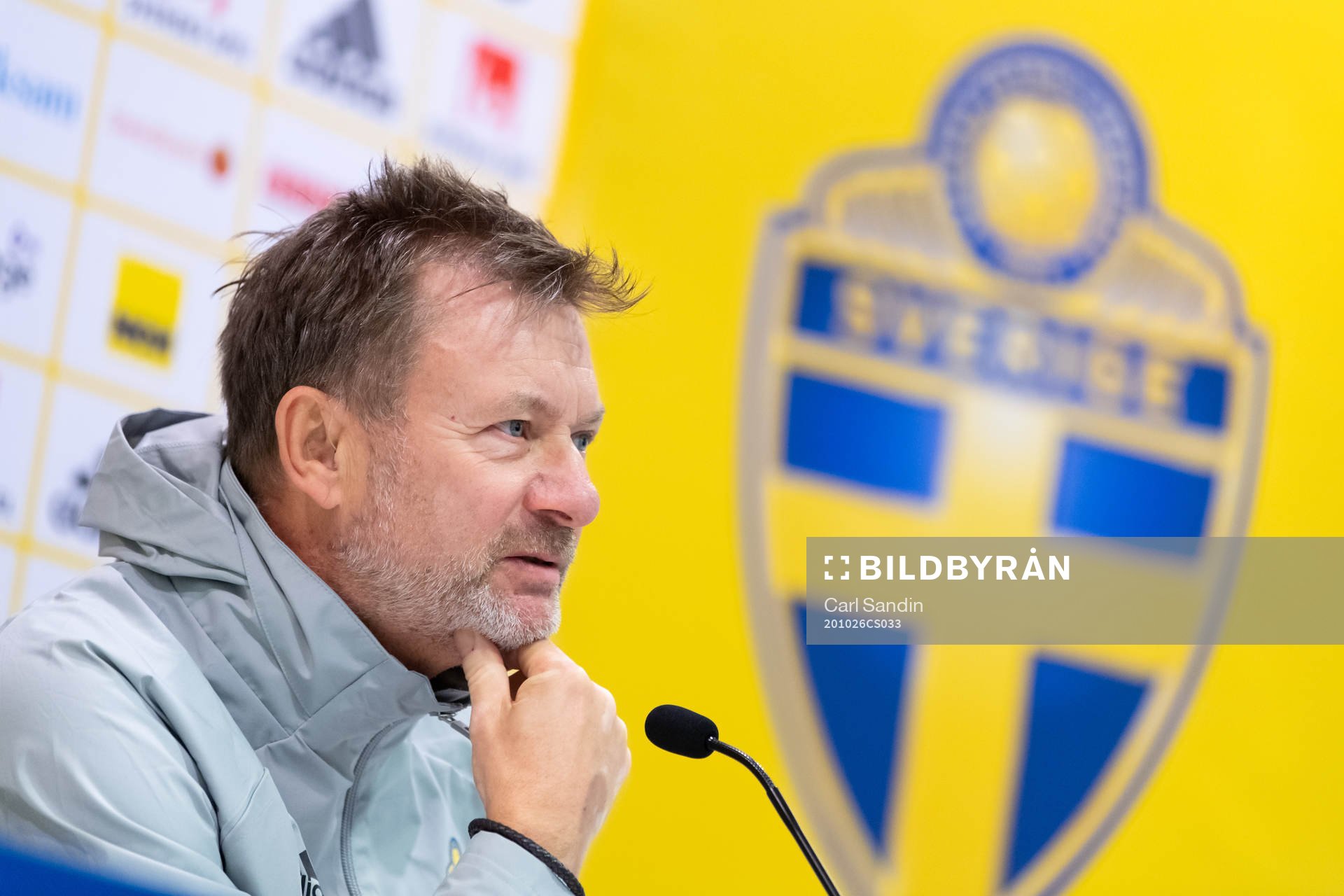 Head coach Peter Gerhardsson