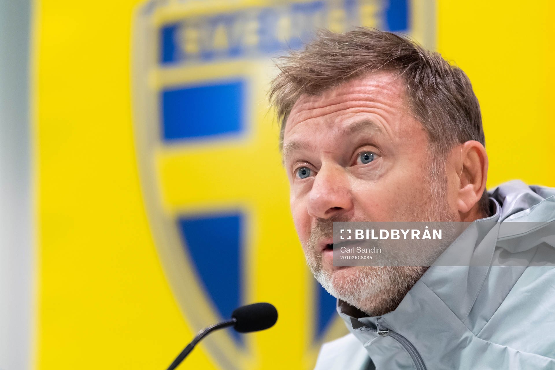 Head coach Peter Gerhardsson