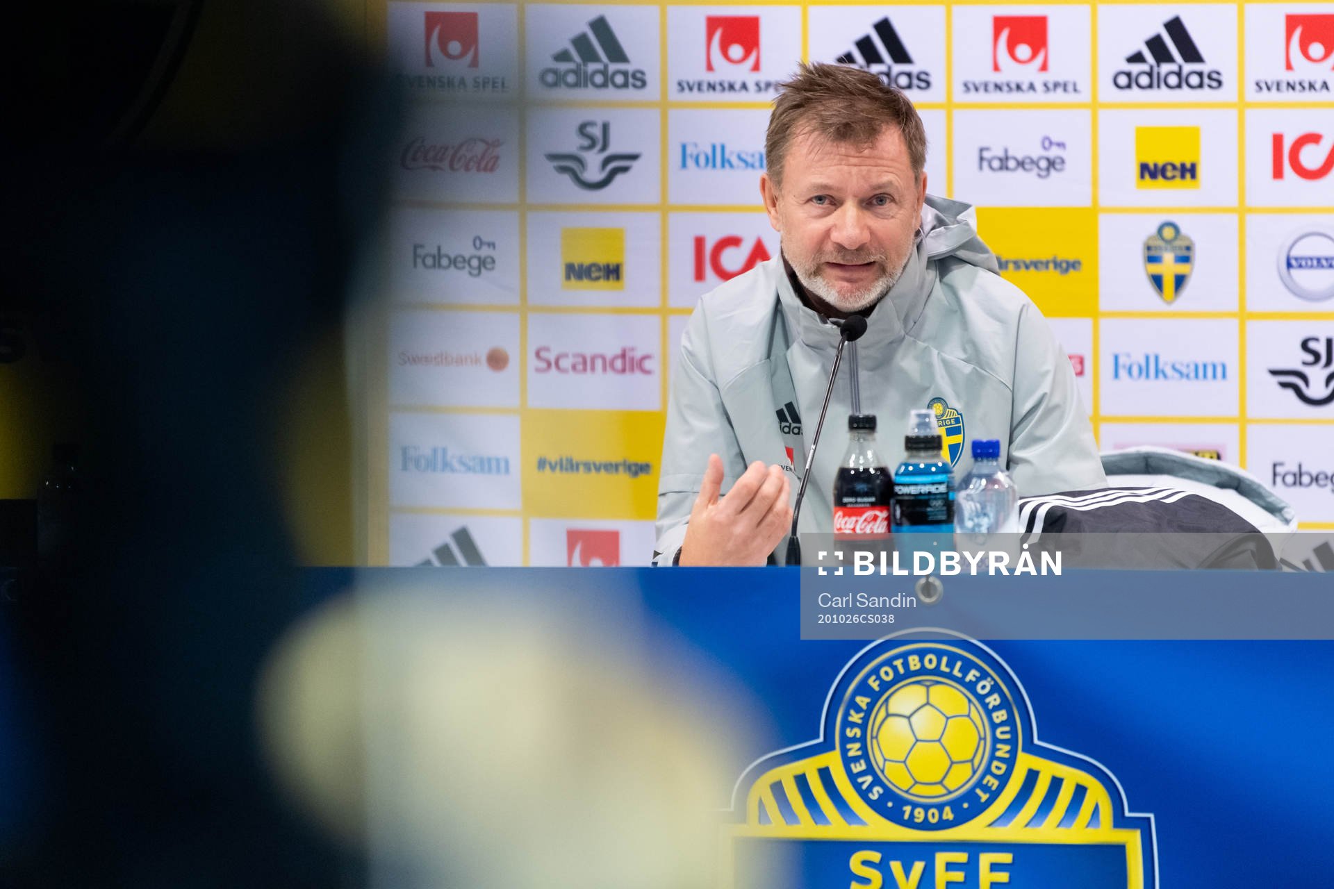 Head coach Peter Gerhardsson