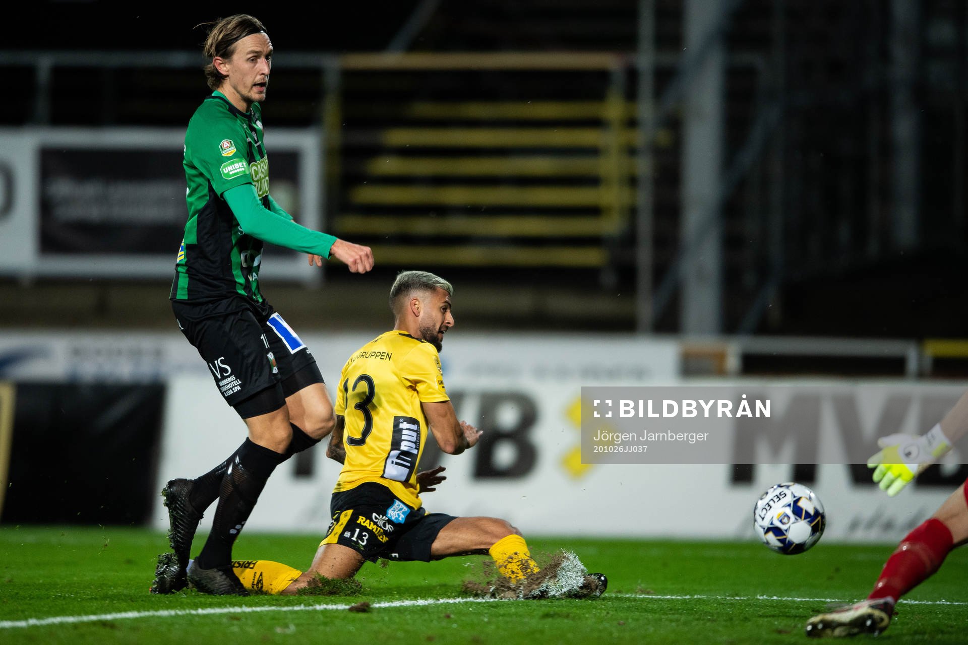 Varbergs Joakim Lindner och Elfsborgs Rami Kaib