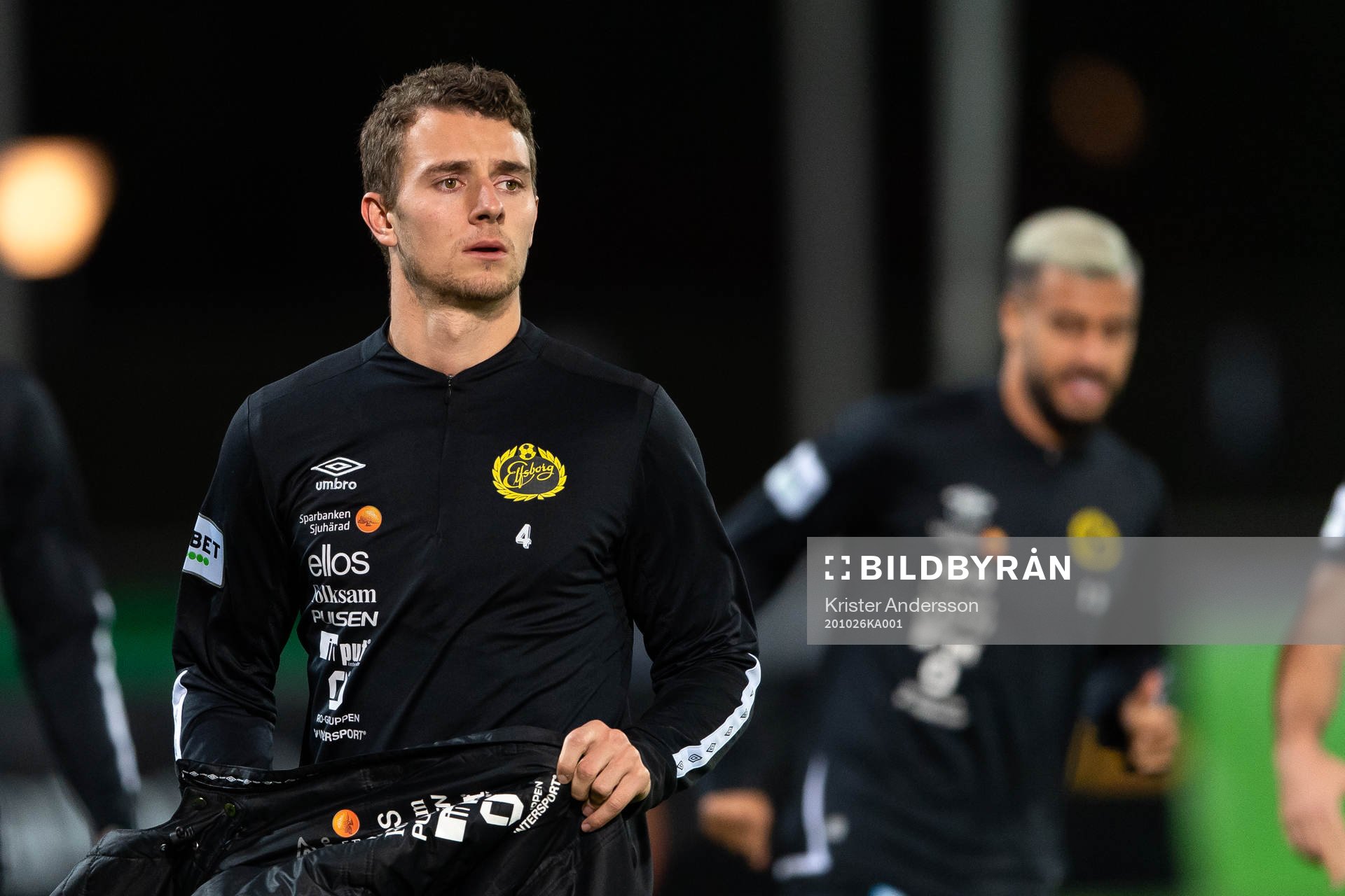Elfsborgs Christopher McVey före fotbollsmatchen i
