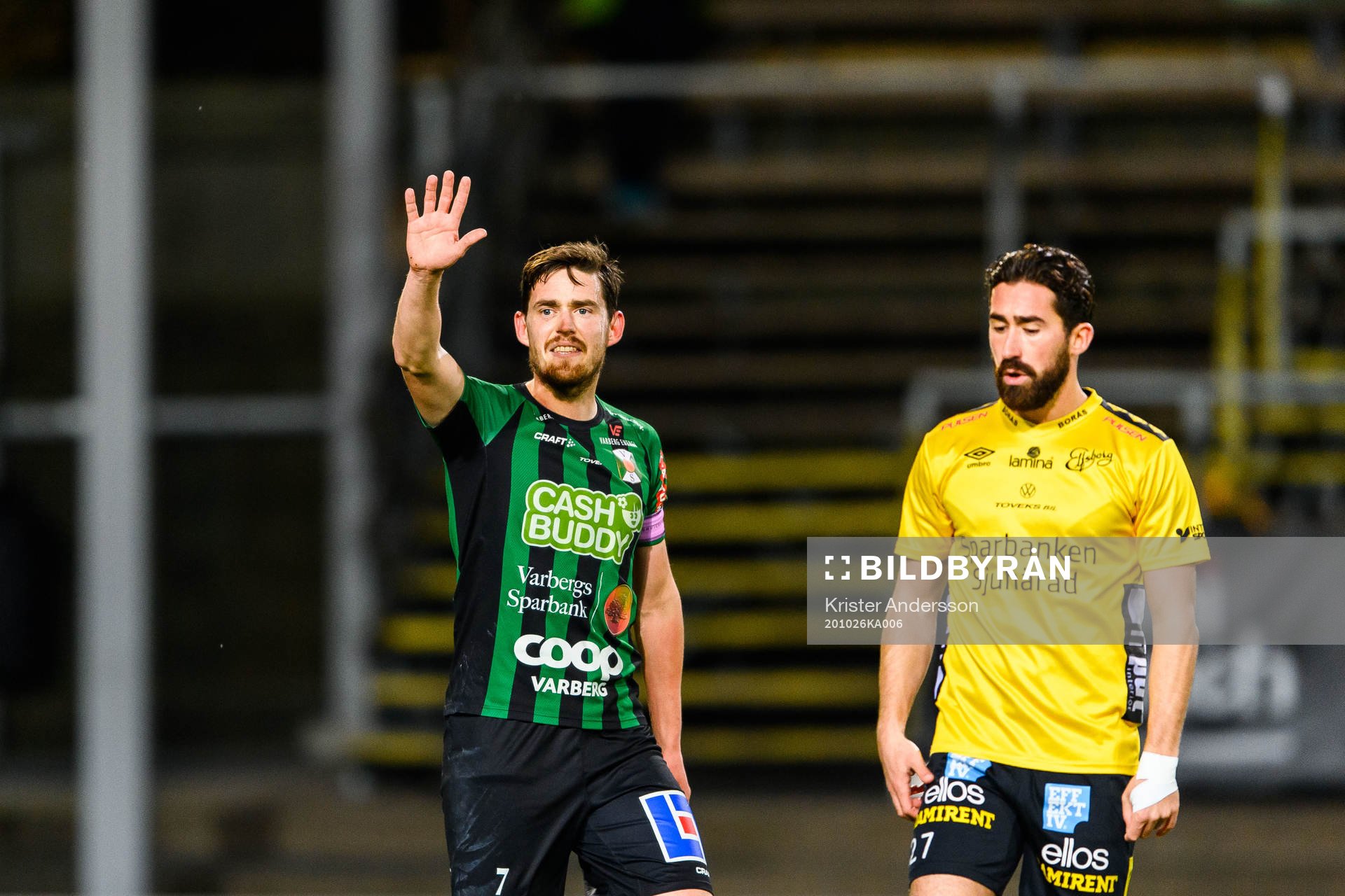 Varbergs Robin Tranberg och Elfsborgs Frederik Holst