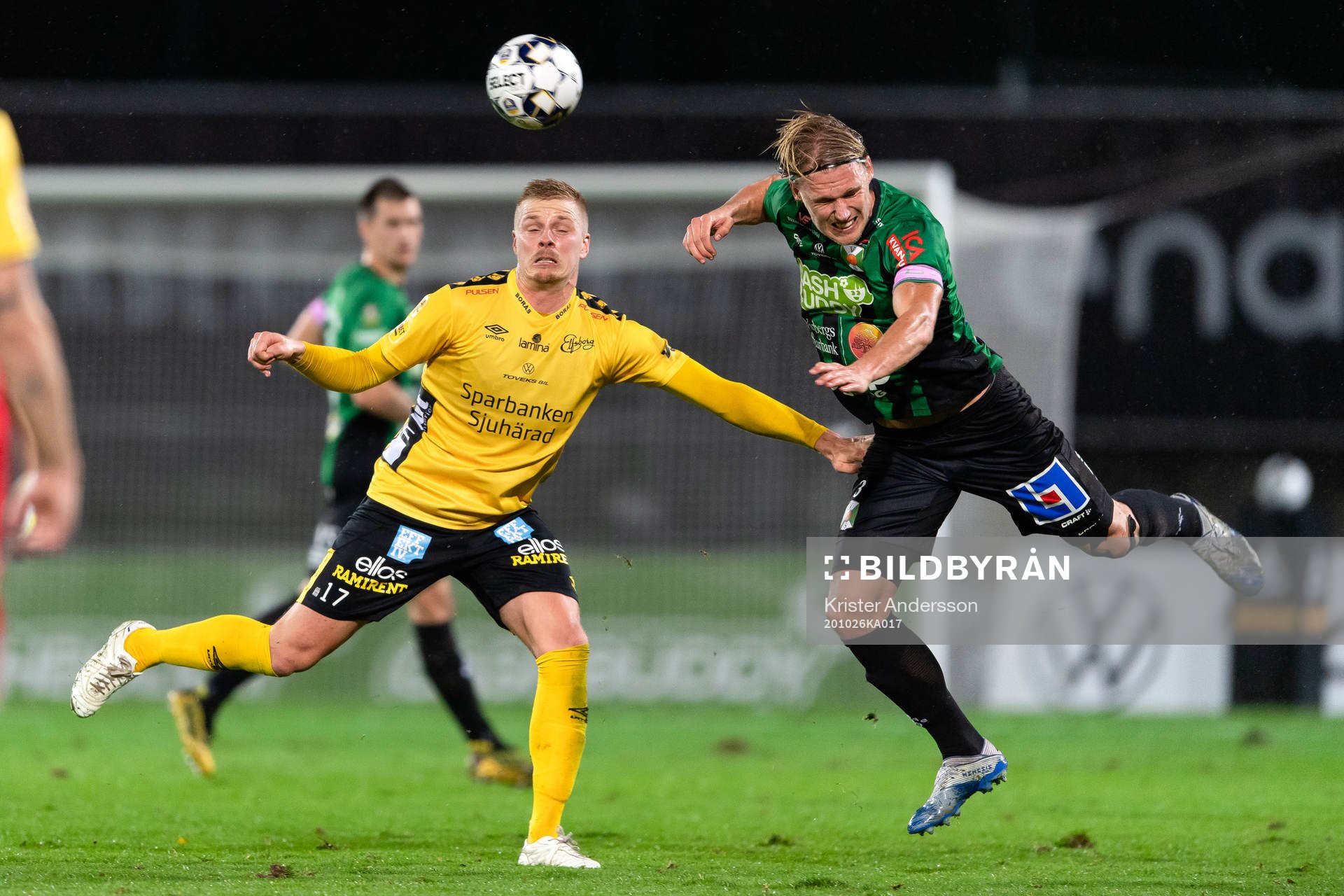 Elfsborgs Per Frick och Varbergs Hampus Zachrisson