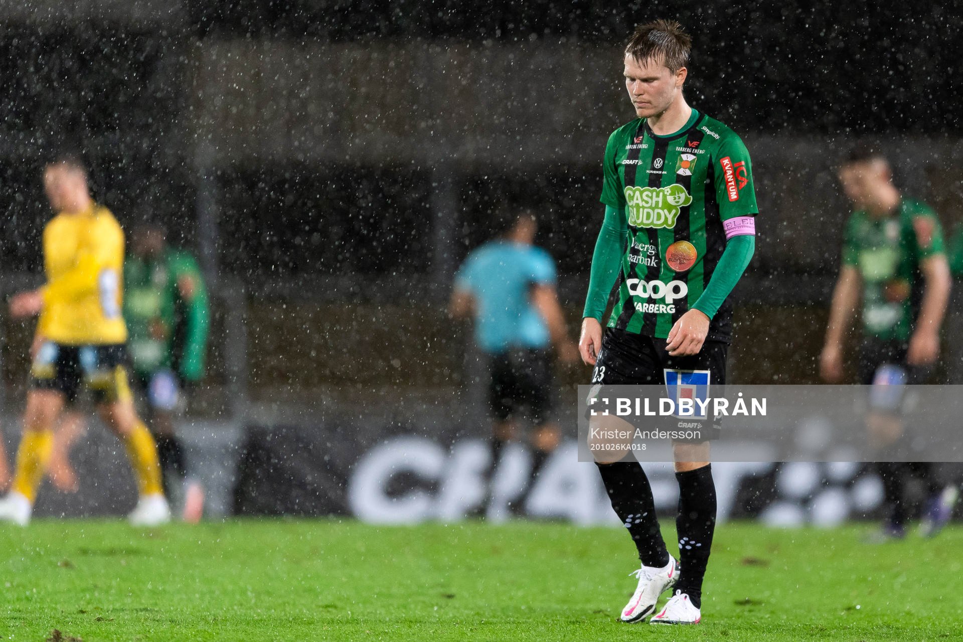 Varbergs Anton Liljenbäck deppar