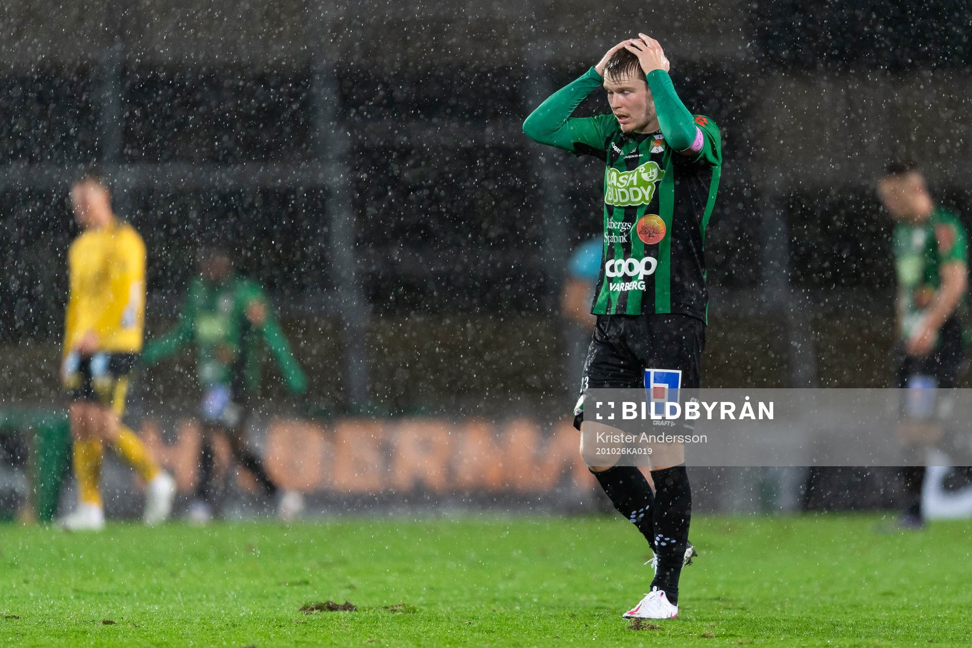 Varbergs Anton Liljenbäck deppar