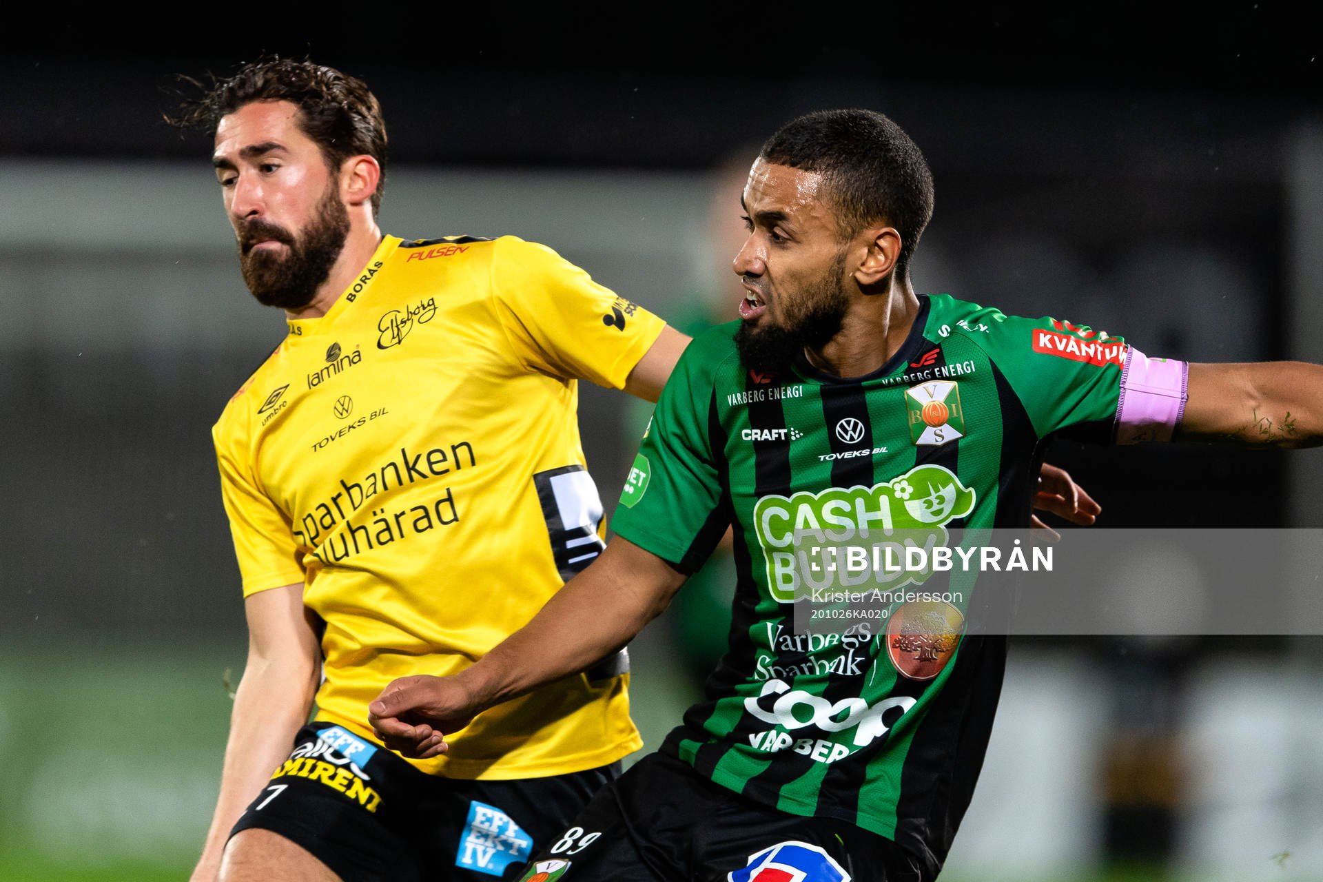 Elfsborgs Frederik Holst och Varbergs Junes Barny