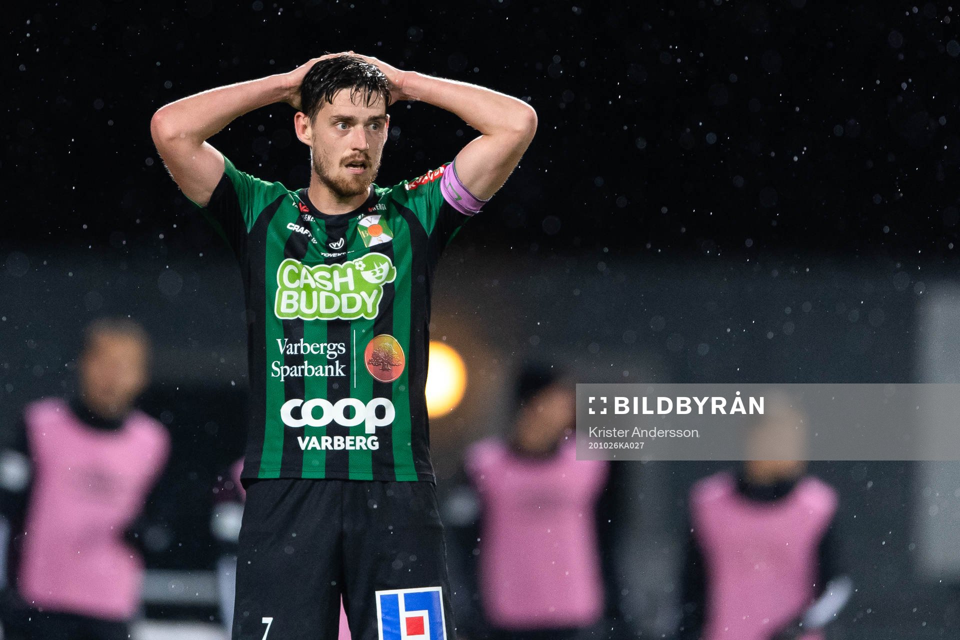 Varbergs Robin Tranberg deppar