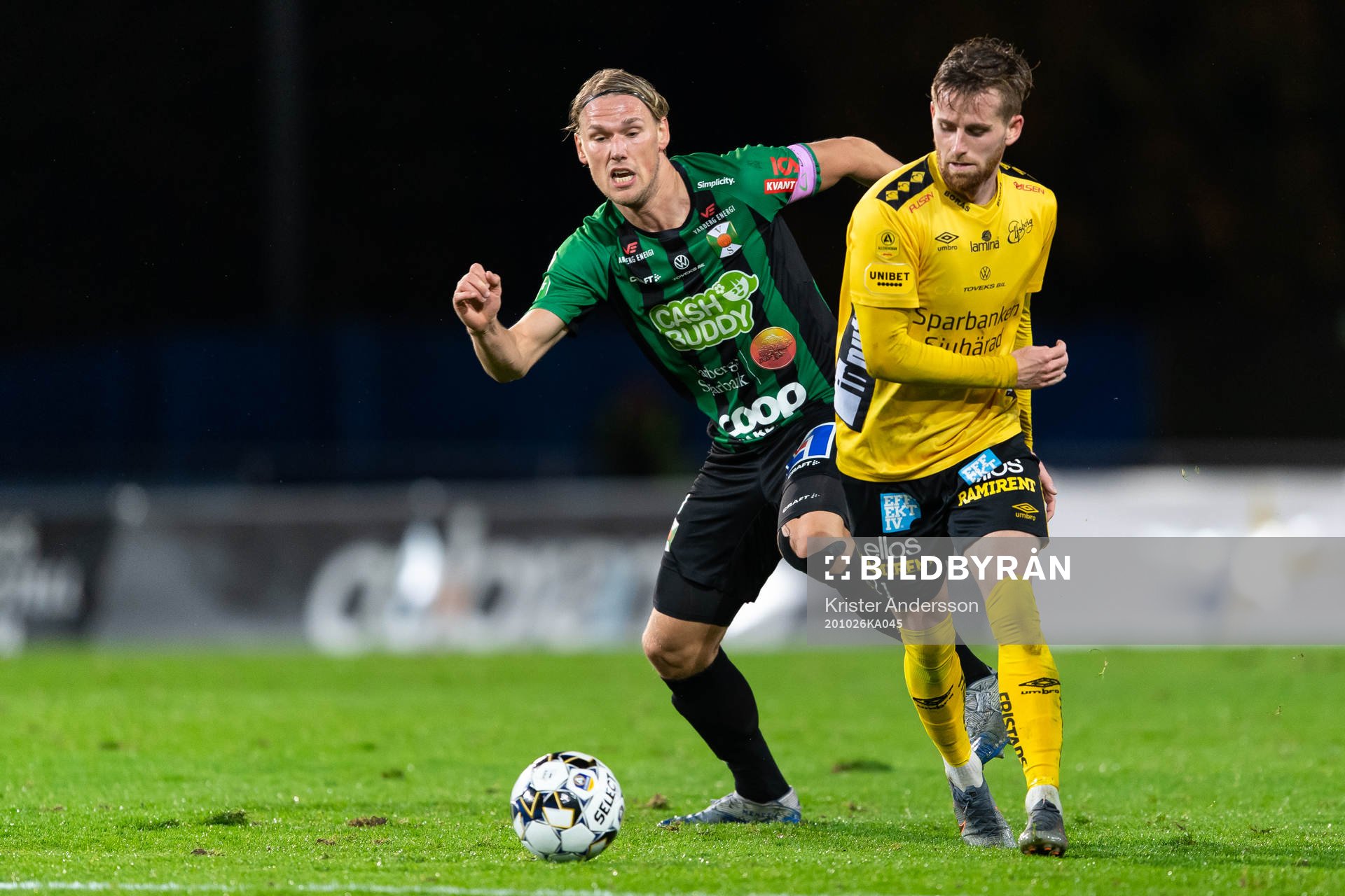 Varbergs Hampus Zachrisson och Elfsborgs Rasmus Alm