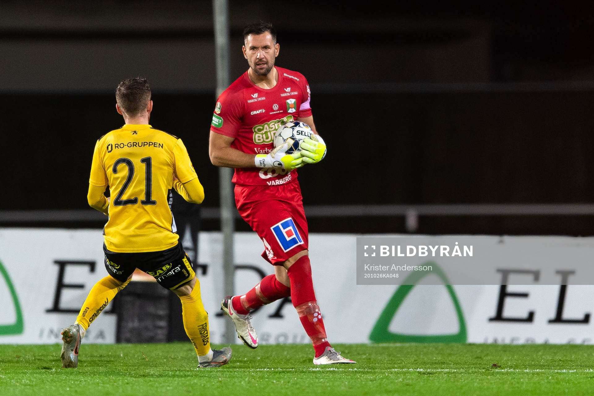 Varbergs målvakt Stojan Lukic