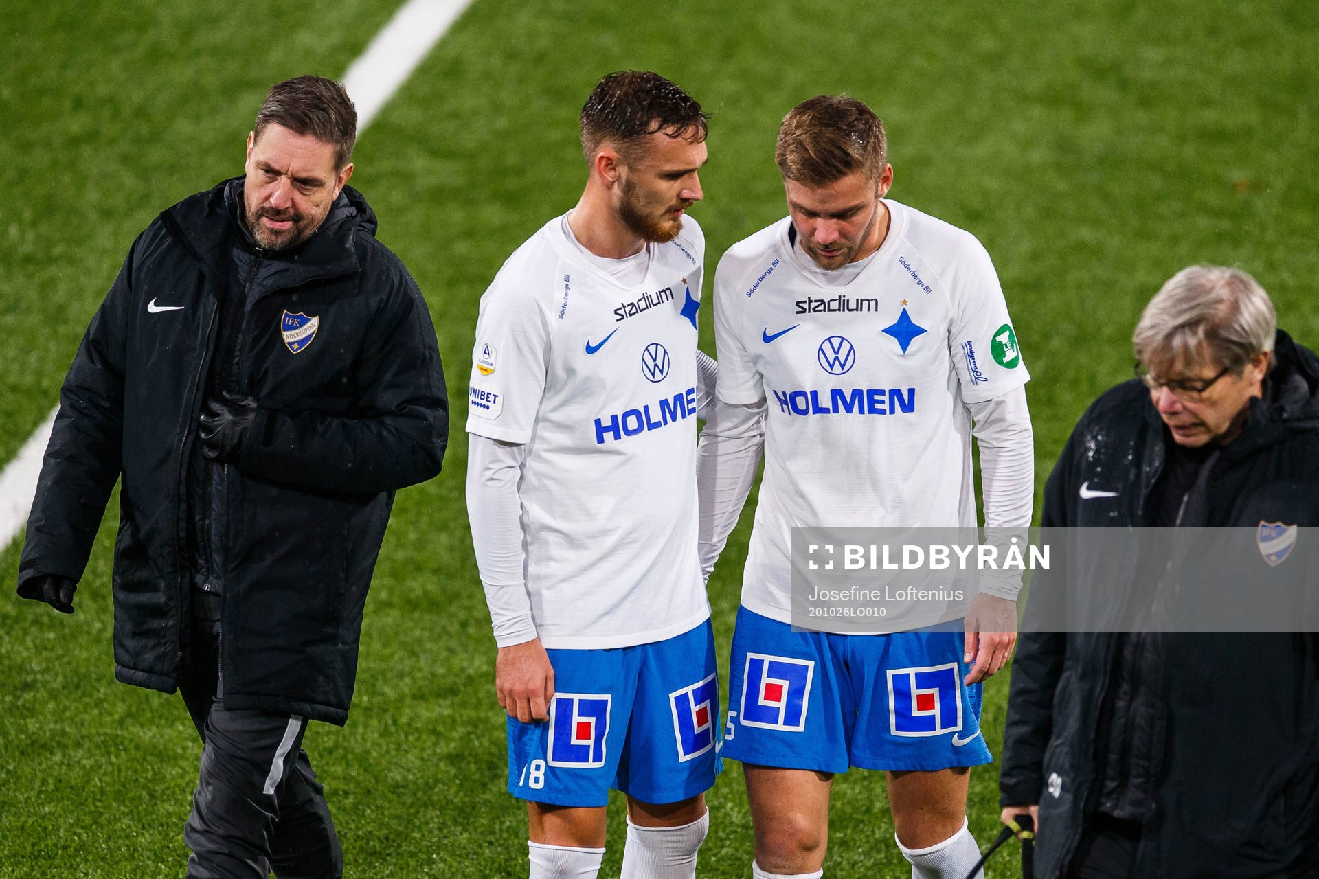 IFK Norrköpings Christoffer Nyman lämnar planen