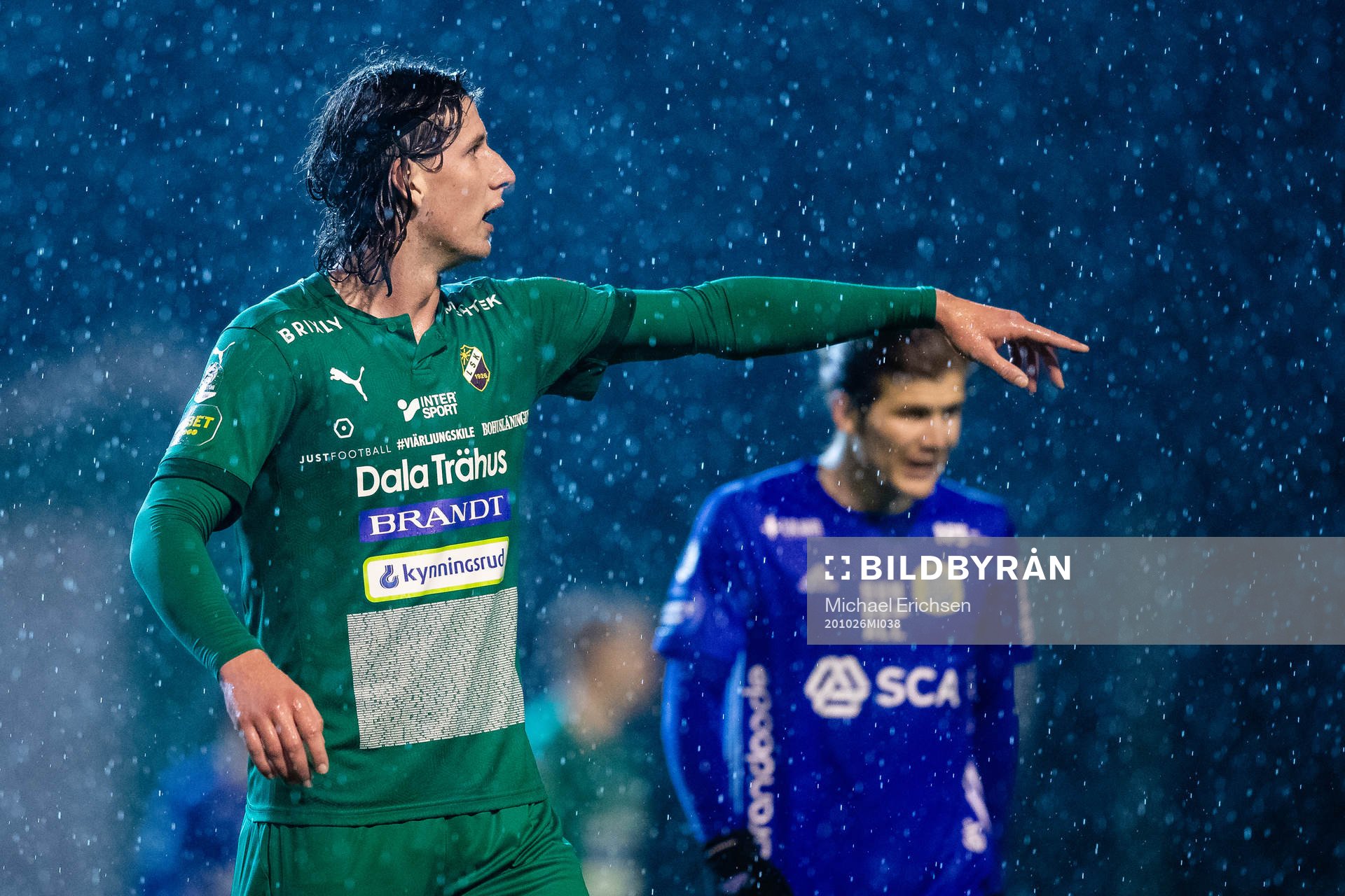 Ljungskiles Andreas Murbeck under fotbollsmatchen i Superettan mellan Ljungskile och GIF Sundsvall den 26 oktober 2020 i Ljungskile.