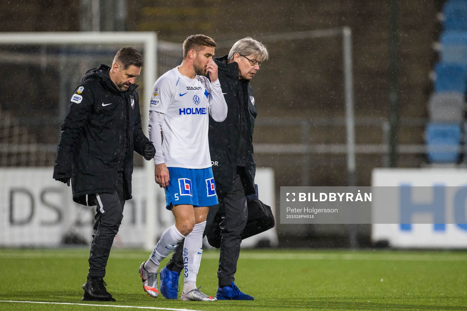 IFK Norrköpings Christoffer Nyman lämnar planen